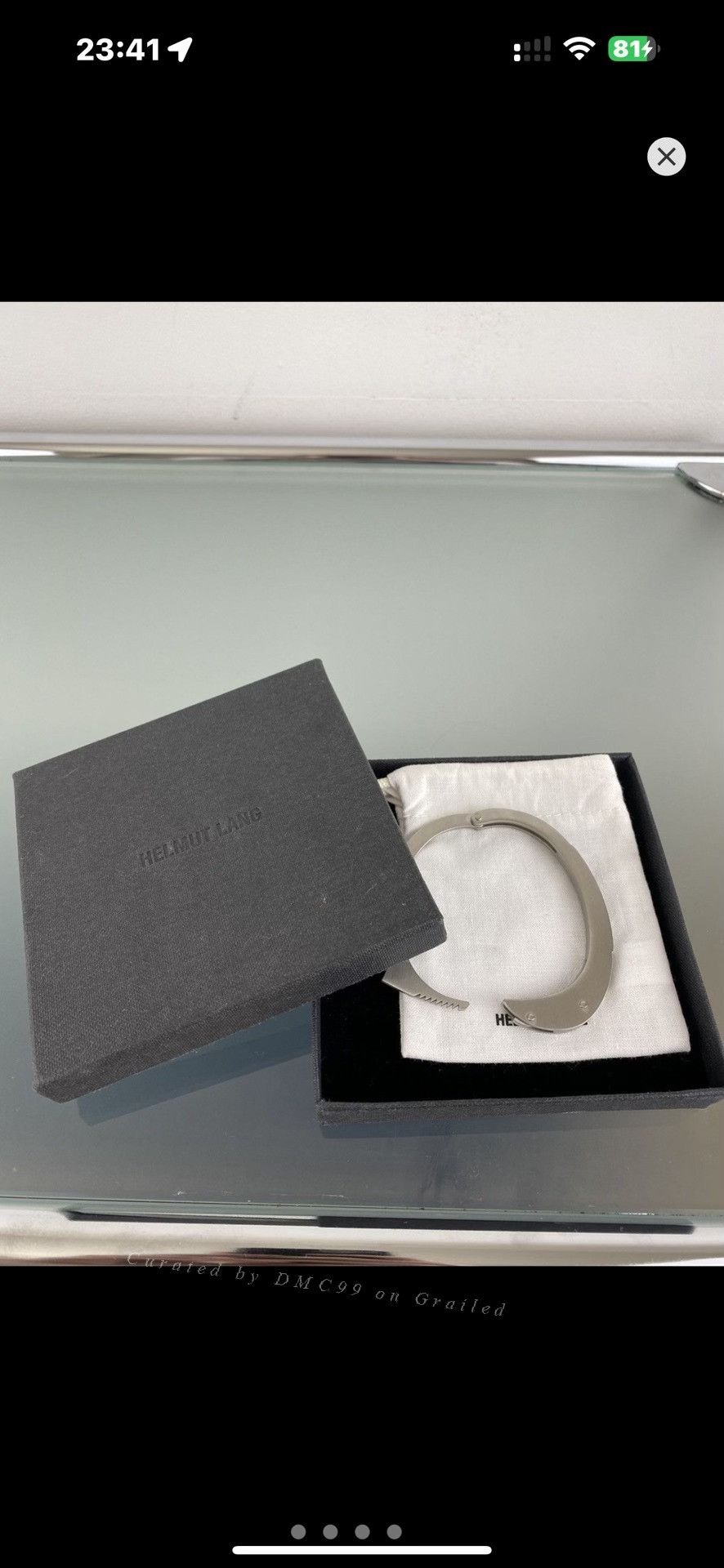 Helmut Lang Helmut Lang Handcuff Bracelet Reissue Size ONE SIZE - 2 Thumbnail
