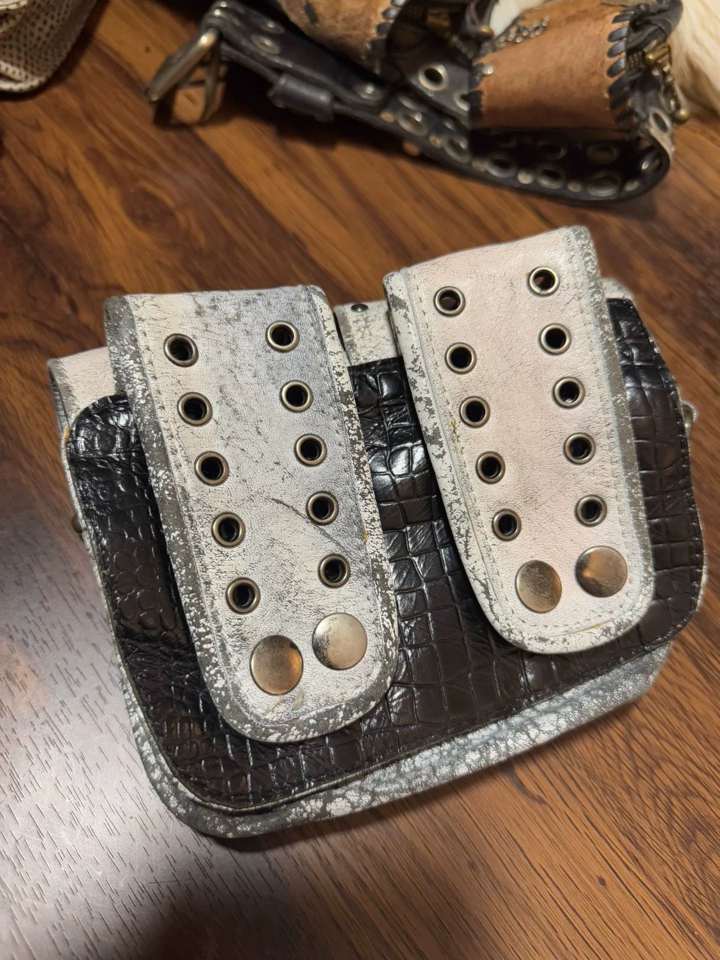 KMRii kmrii Visual Kei White Waist Bag Size ONE SIZE - 6 Thumbnail