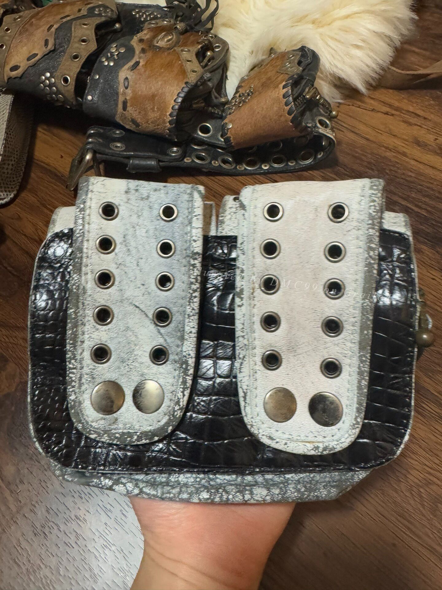 KMRii kmrii Visual Kei White Waist Bag Size ONE SIZE - 3 Thumbnail