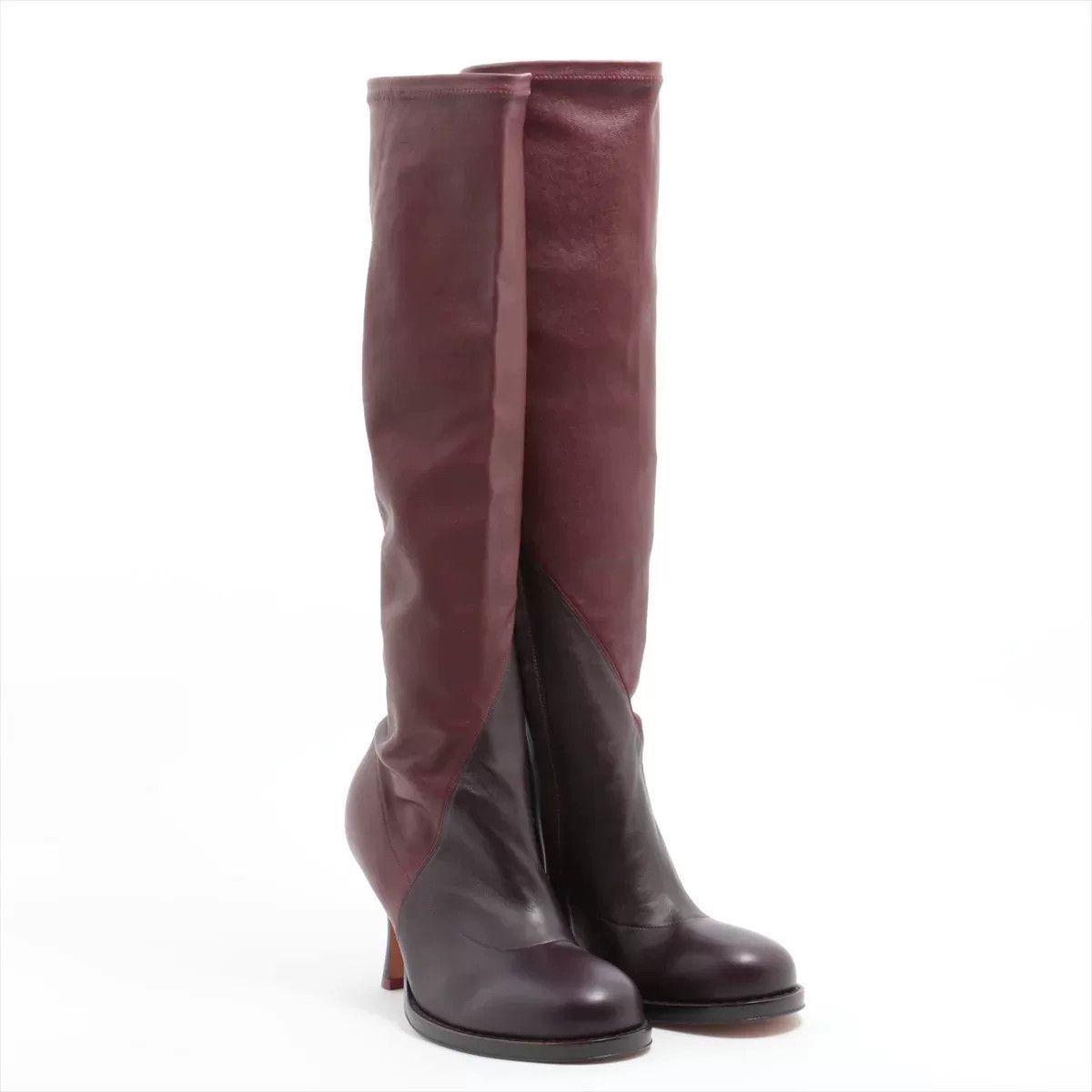 Phoebe Philo Celine Phoebe Philo Archive Long Leather Boots Size US 4 / IT 34 - 6 Thumbnail