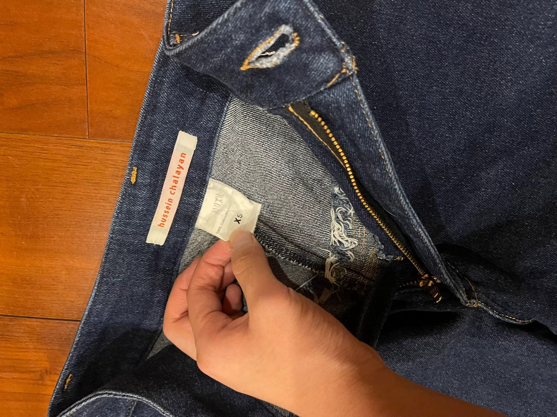 Hussein Chalayan Hussein Chalayan Top Stitch Women's Jeans Size 34" / US 12 / IT 48 - 6 Thumbnail