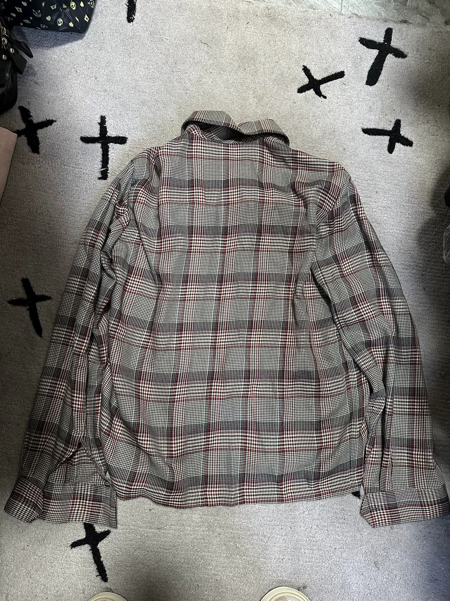 Undercover UNDERCOVER SS20 Plaid Shirt Jacket Grey Size US L / EU 52-54 / 3 - 2 Thumbnail