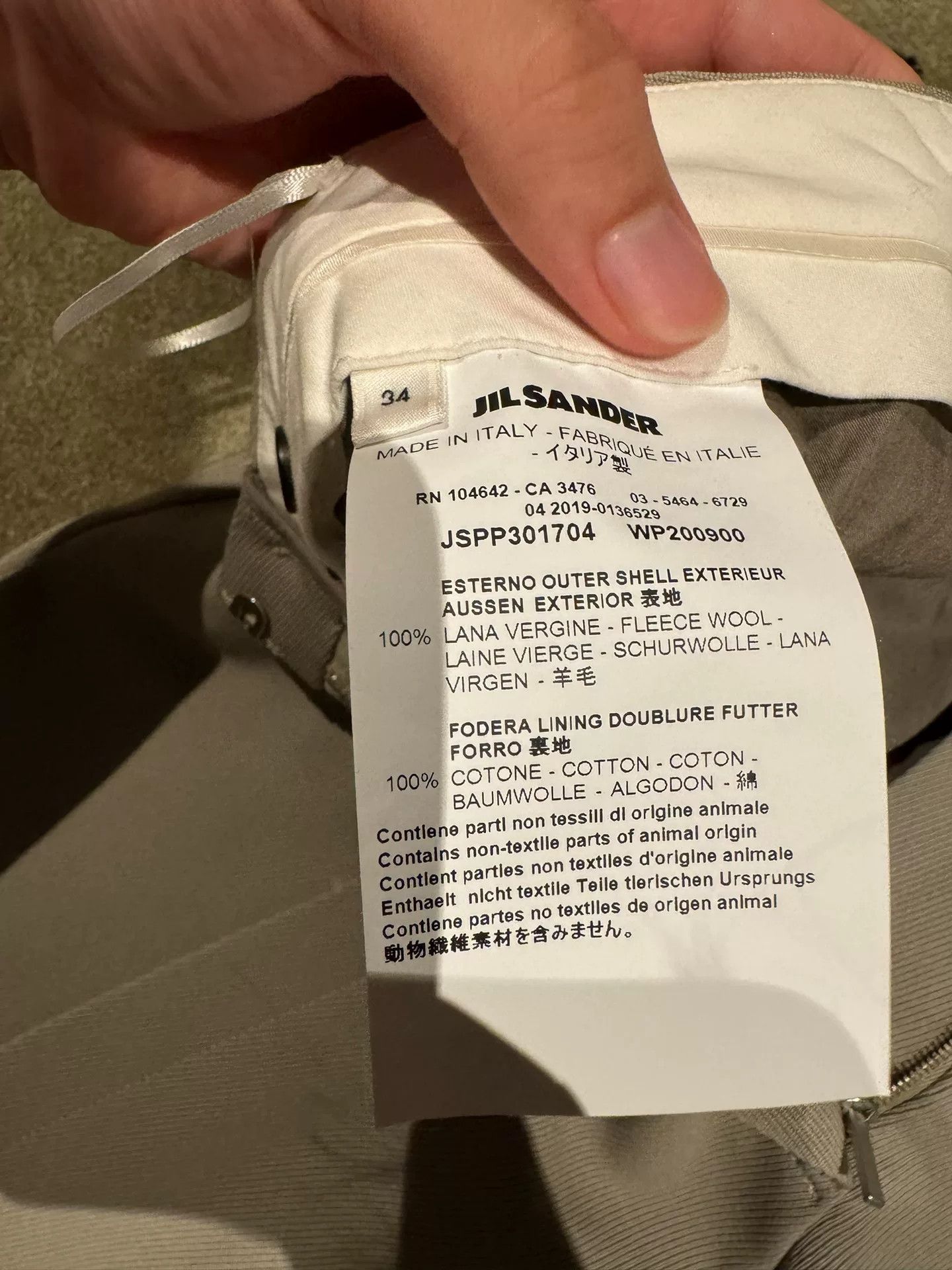 Jil Sander Jil Sander High-Waist Button-Front Trousers Size US 34 / EU 50 - 2 Thumbnail