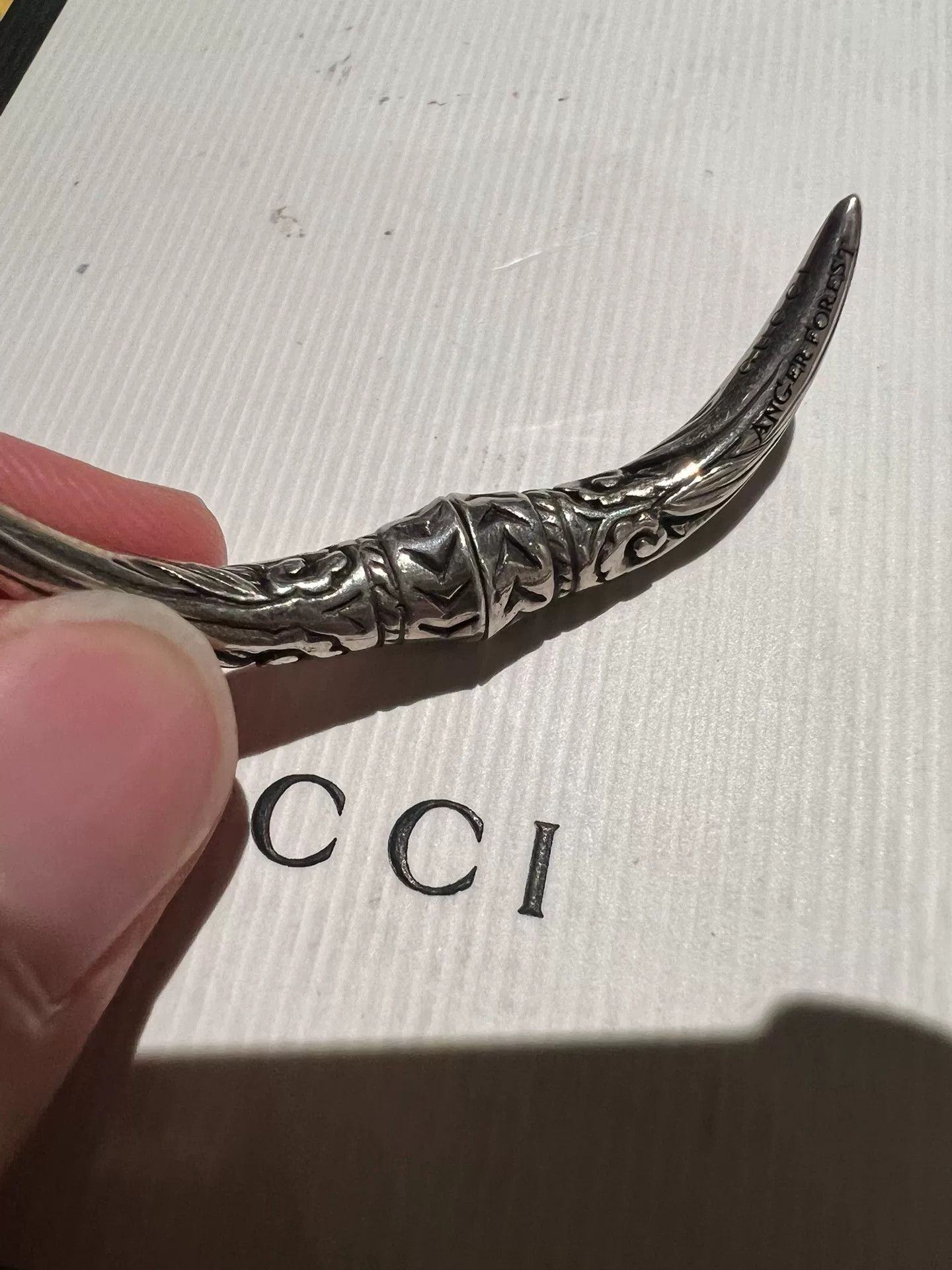 Gucci Gucci Archive Silver Nose Ring Size ONE SIZE - 2 Thumbnail