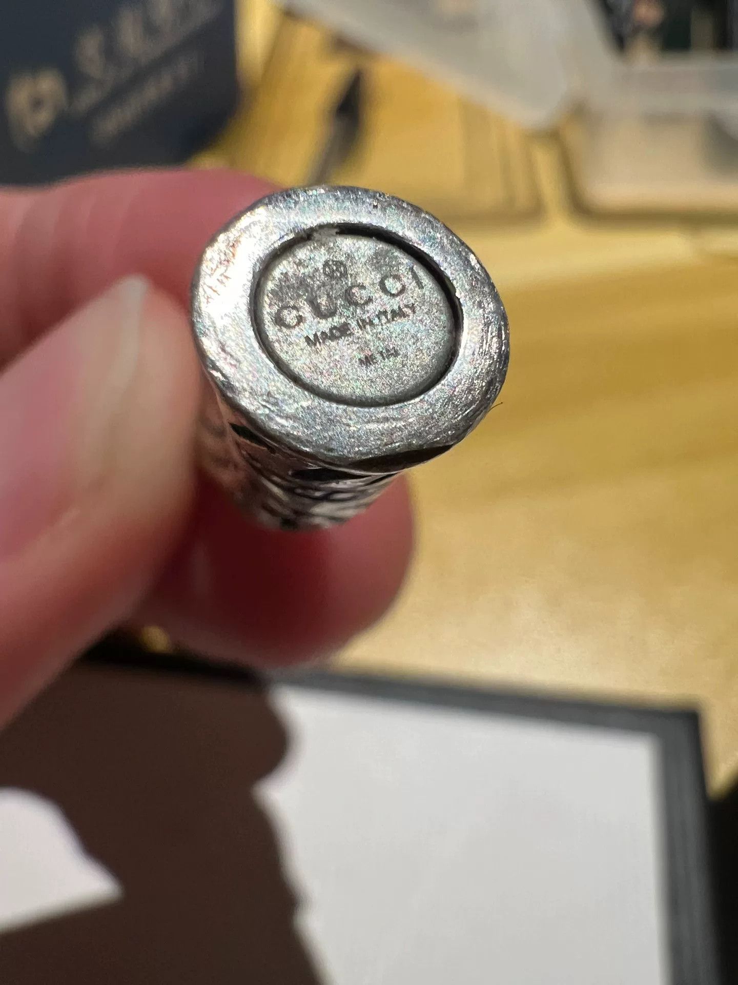 Gucci Gucci Archive Silver Nose Ring Size ONE SIZE - 4 Thumbnail