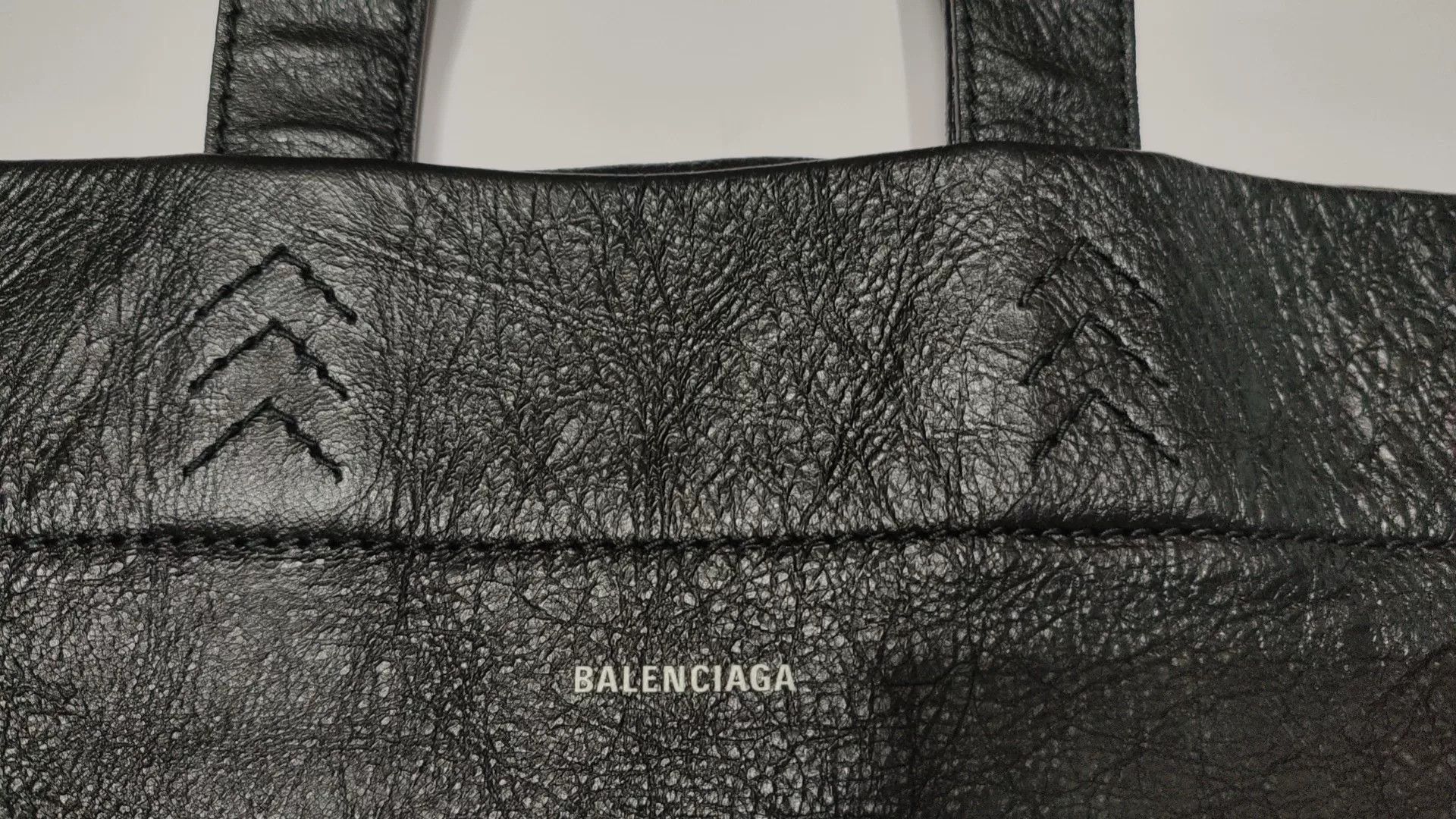 Balenciaga Balenciaga I Love Techno Leather Tote Size ONE SIZE - 2 Thumbnail