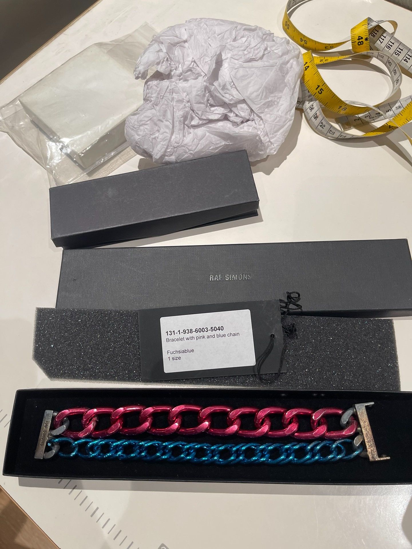 Raf Simons Raf Simons 13ss Double Lock Bracelet Size ONE SIZE - 2 Thumbnail
