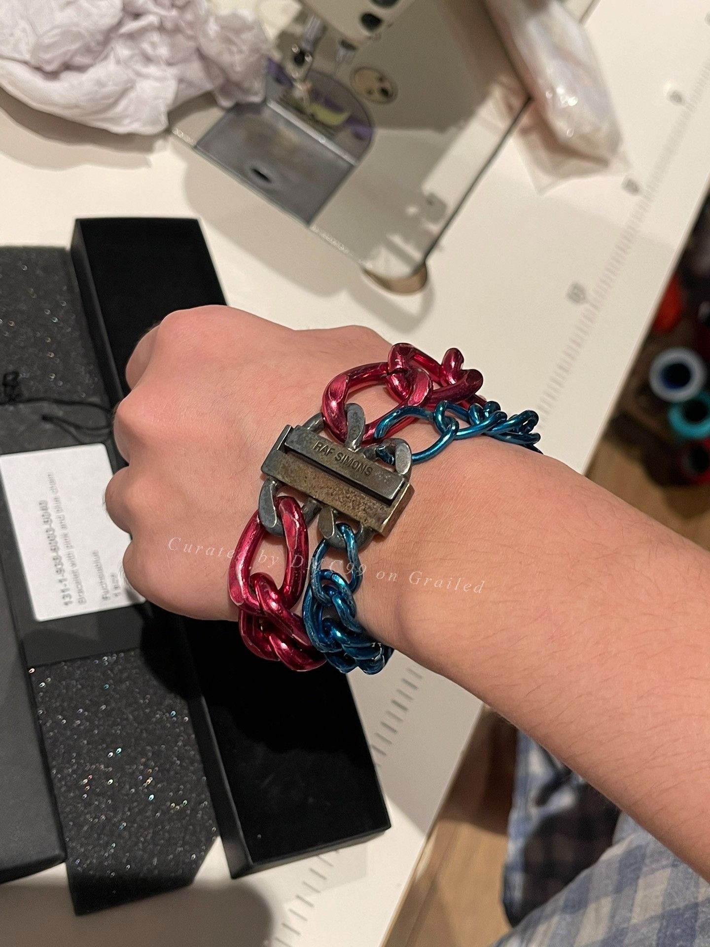 Raf Simons Raf Simons 13ss Double Lock Bracelet Size ONE SIZE - 6 Thumbnail