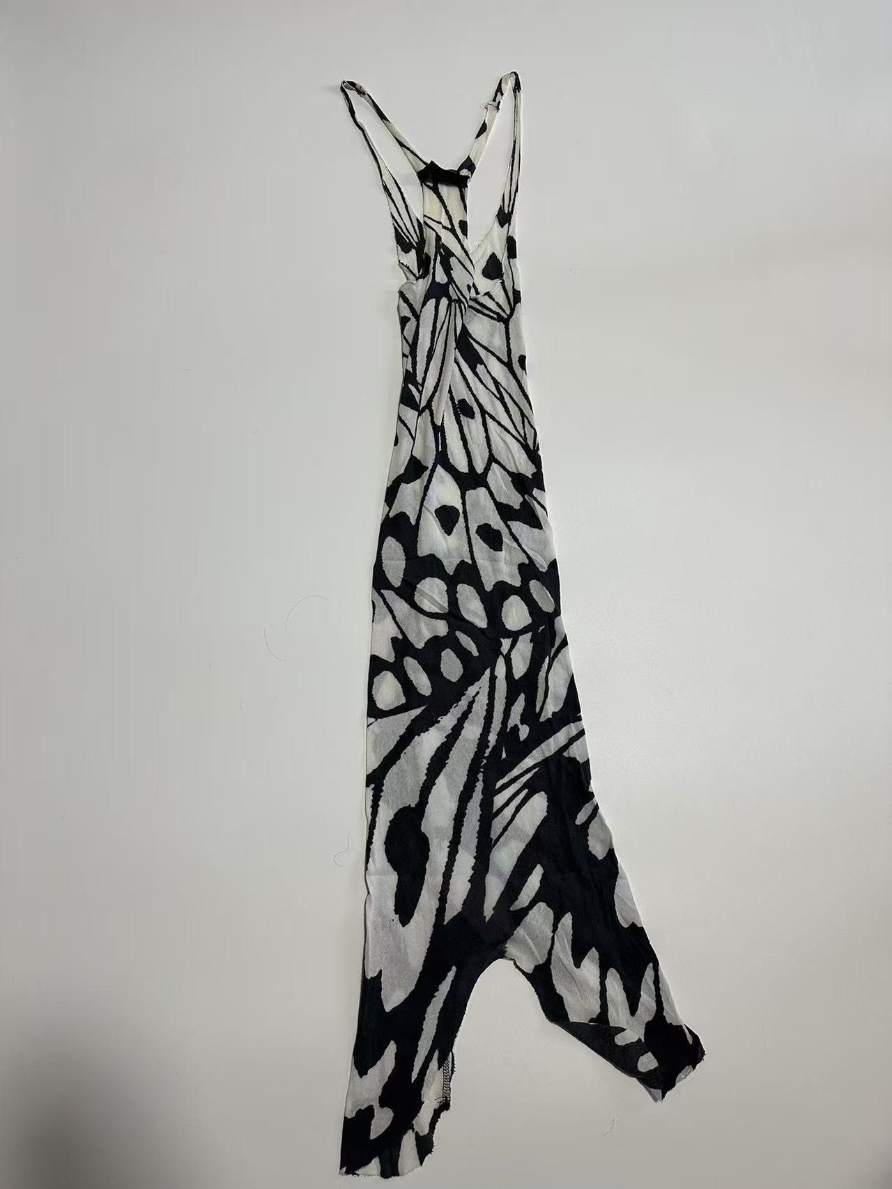 If Six Was Nine IfSixWasNine Sleeveless Black Butterfly Shirt Vest Size US XS / EU 42 / 0 - 3 Thumbnail