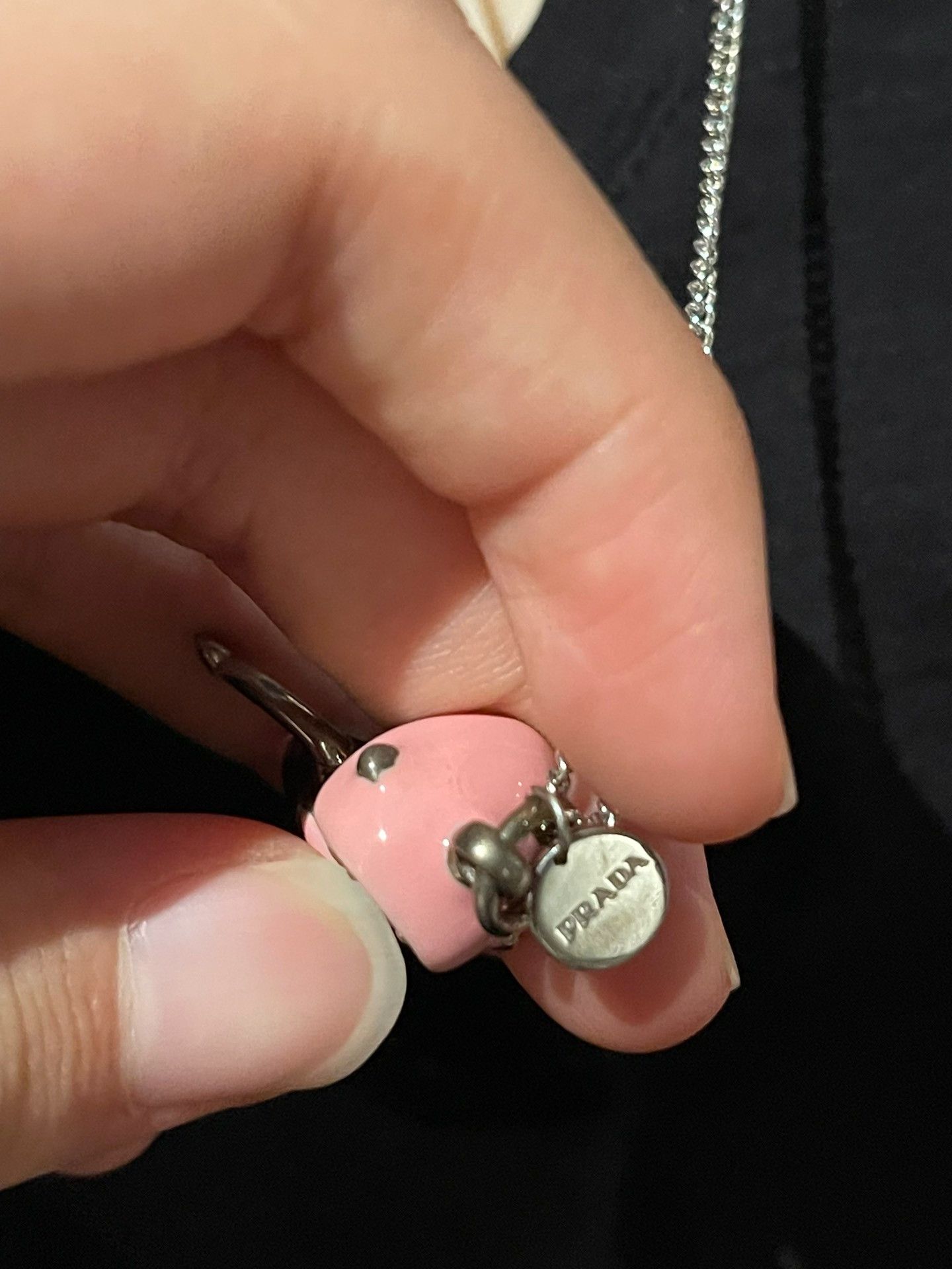 Prada Prada Monkey Pendant Long Necklace Size ONE SIZE - 2 Thumbnail