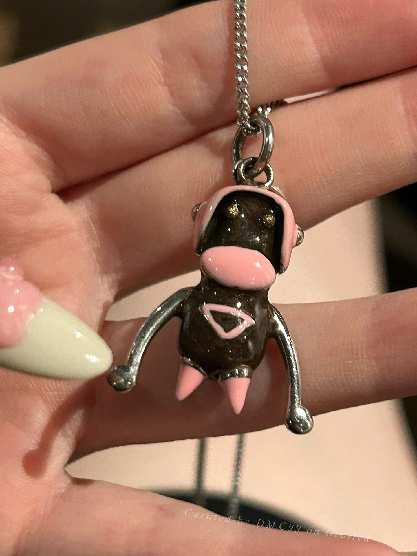 Prada Prada Monkey Pendant Long Necklace Size ONE SIZE - 4 Thumbnail