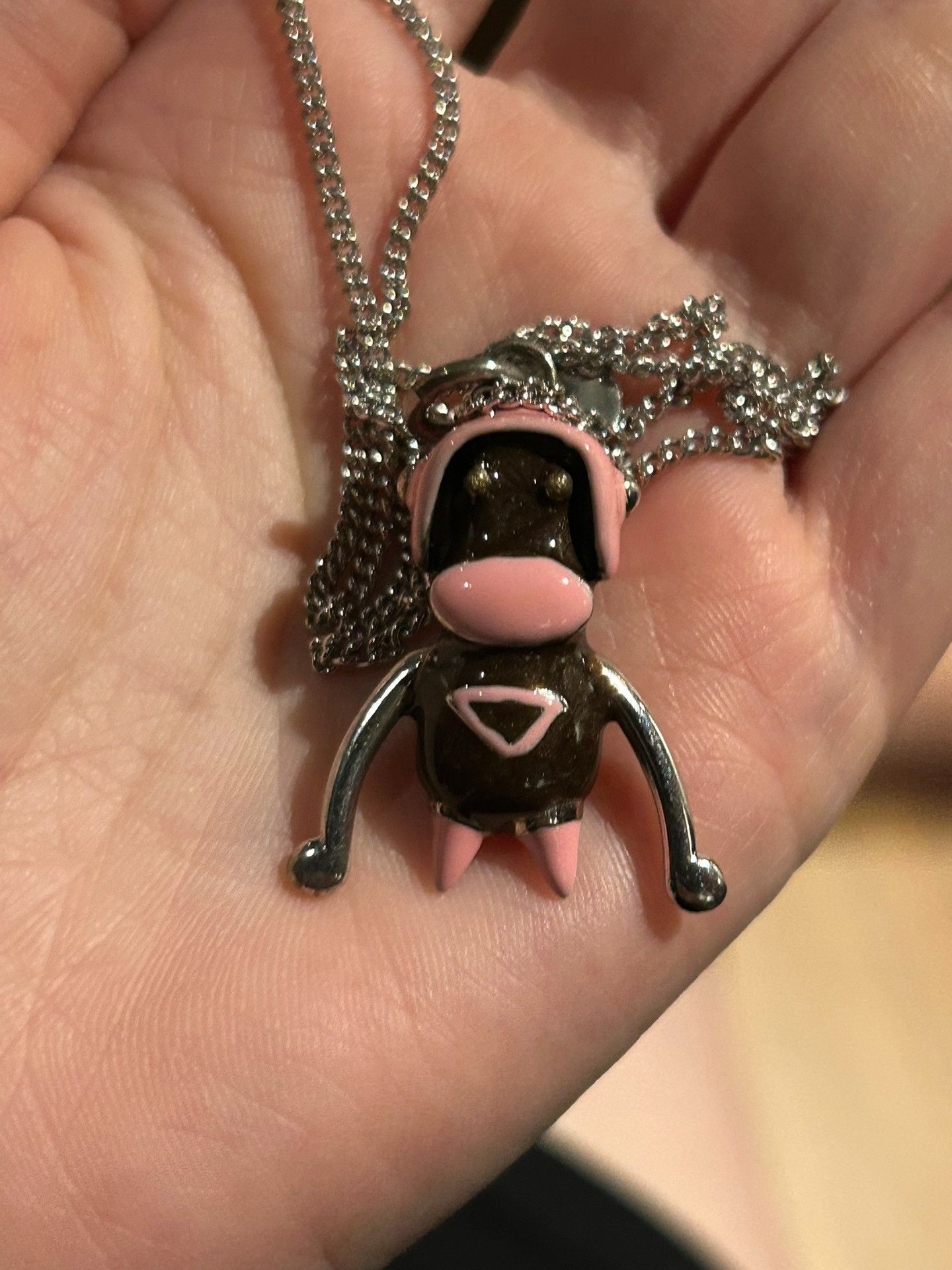 Prada Prada Monkey Pendant Long Necklace Size ONE SIZE - 6 Thumbnail