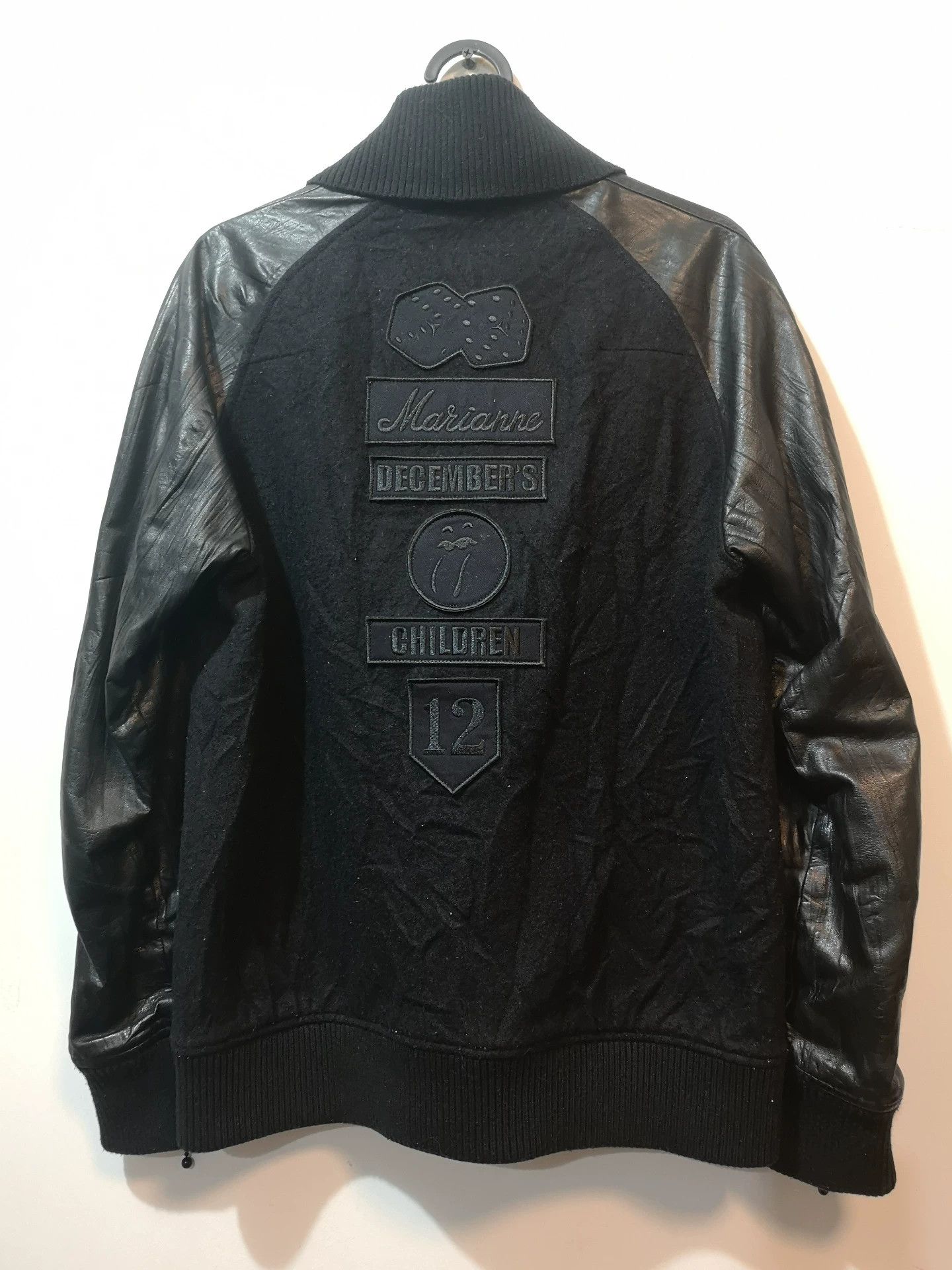 Pledge Pledge Leather-Sleeve Wool Vintage Jacket Size US S / EU 44-46 / 1 - 3 Thumbnail
