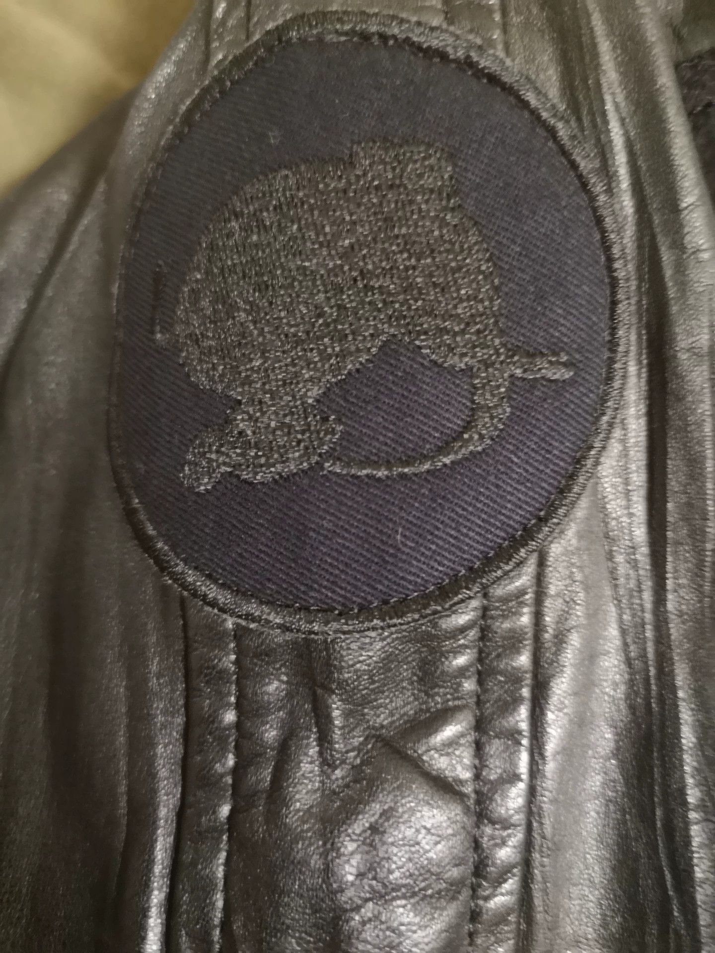 Pledge Pledge Leather-Sleeve Wool Vintage Jacket Size US S / EU 44-46 / 1 - 9 Thumbnail