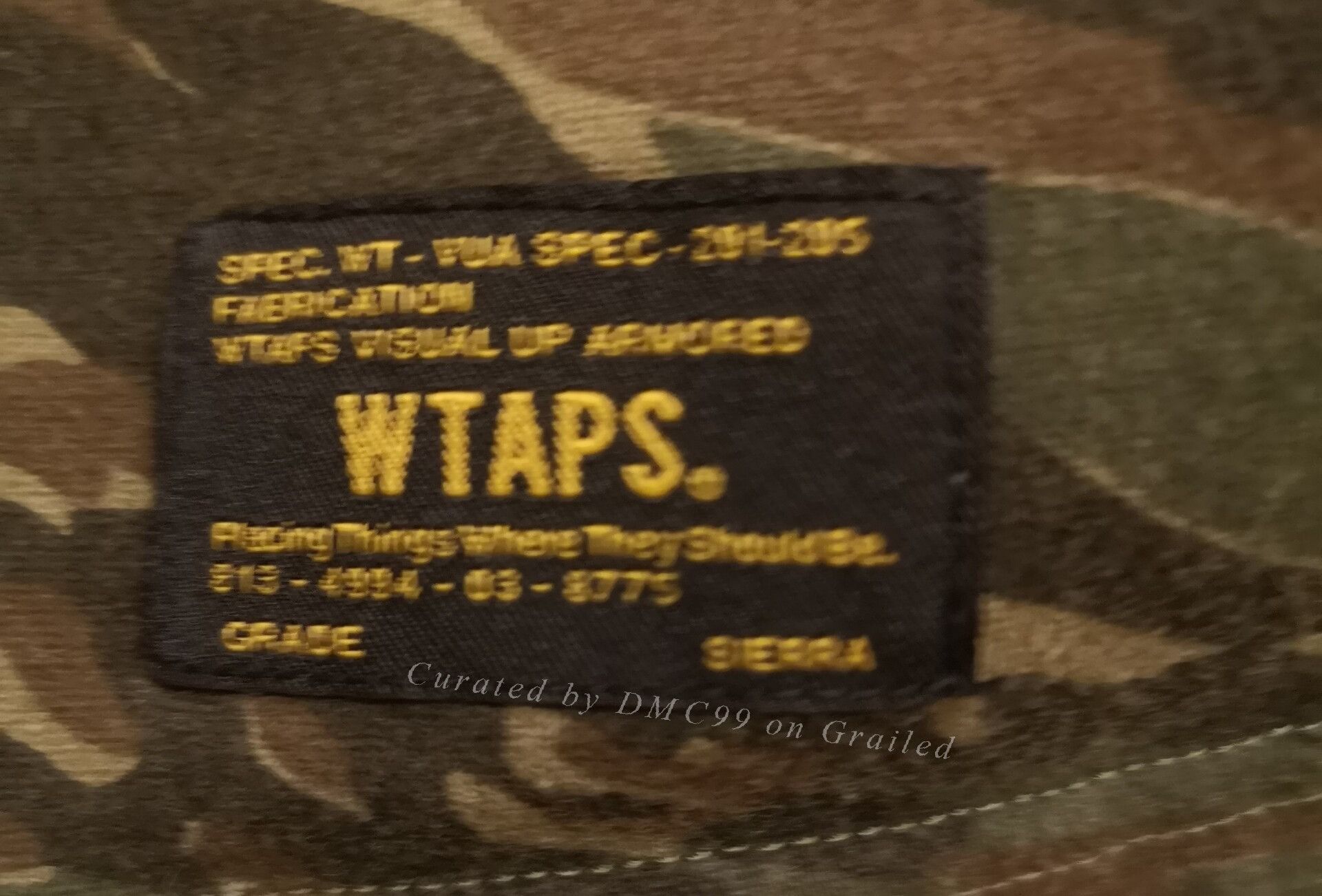 Wtaps WTAPS Vintage Camo Short Sleeve Tee Size US S / EU 44-46 / 1 - 6 Thumbnail