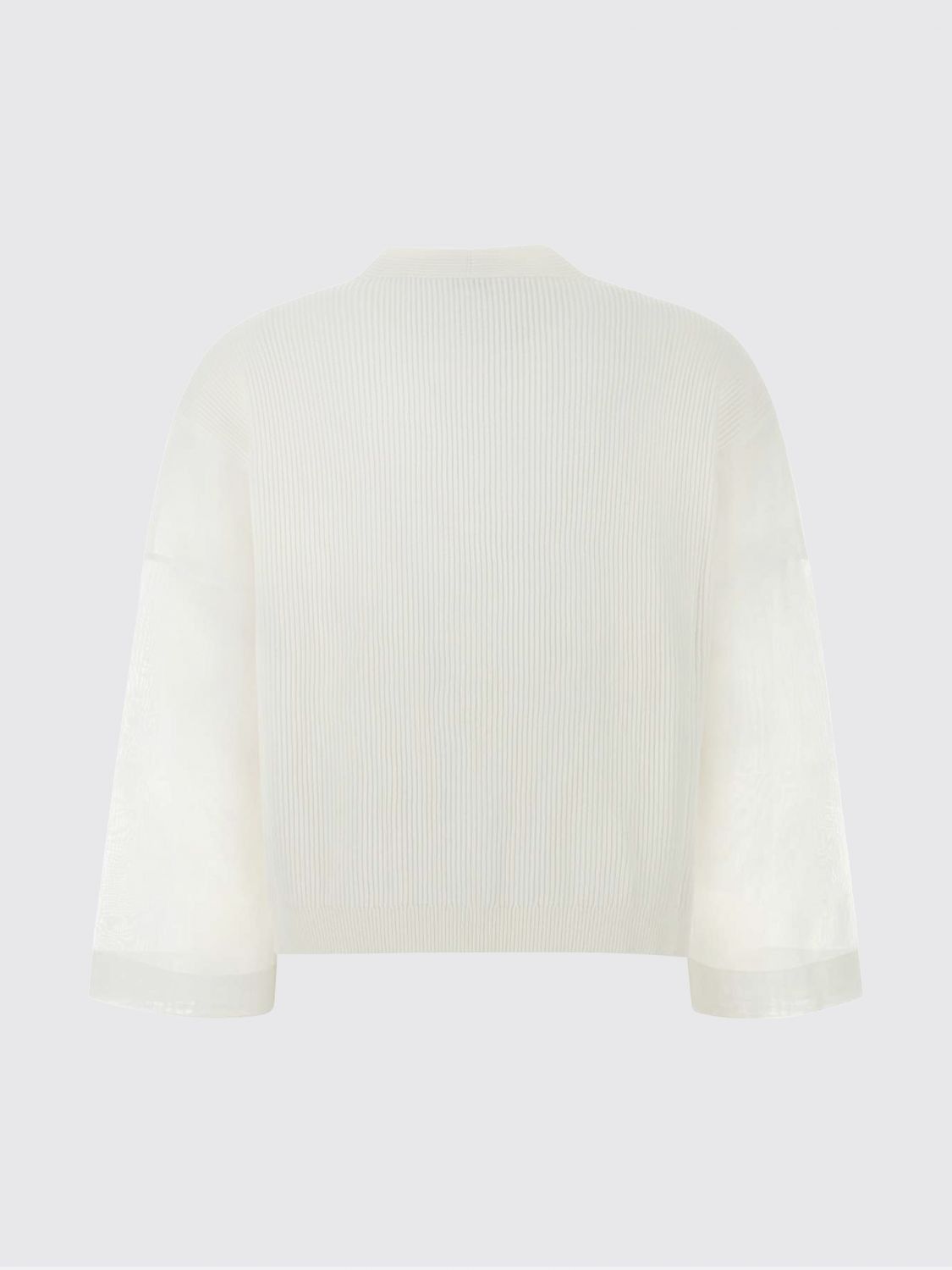 Brunello Cucinelli Brunello Cucinelli Sweater Woman White Size M / US 6-8 / IT 42-44 - 3 Thumbnail