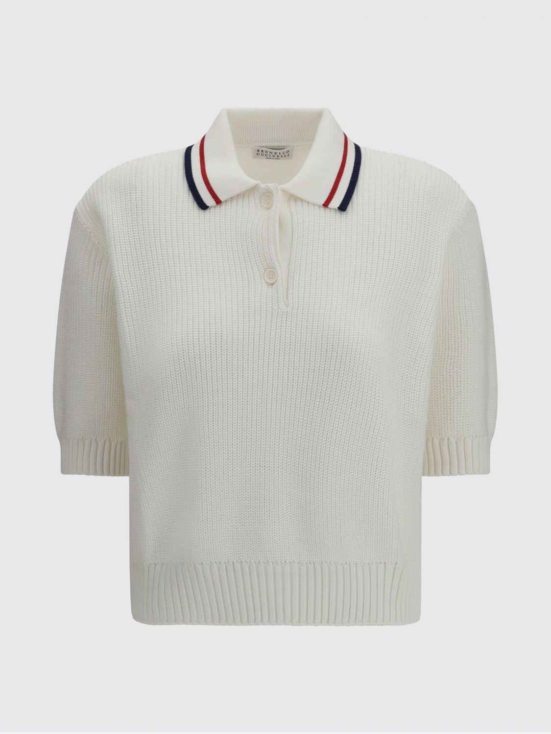 Brunello Cucinelli Brunello Cucinelli Polo Shirt Woman Natural Size S / US 4 / IT 40 - 2 Thumbnail