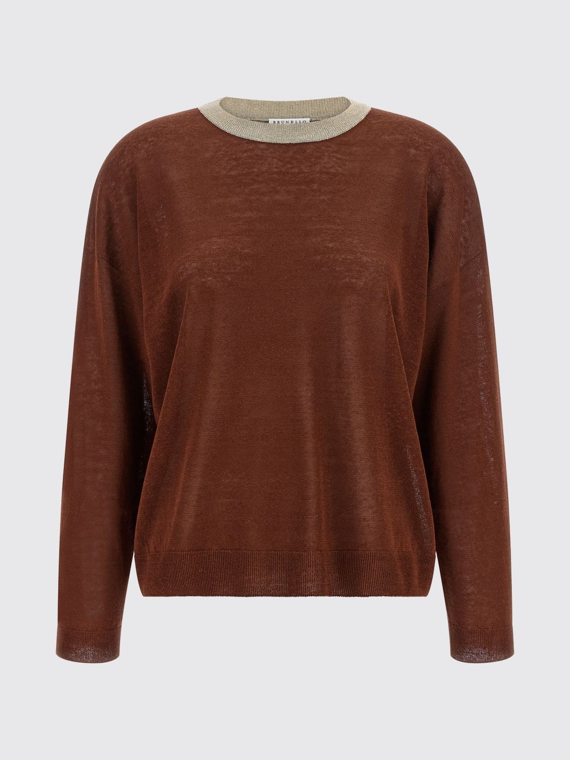 Brunello Cucinelli Brunello Cucinelli Sweater Woman Burgundy Size XXS / US 00 / IT 34 - 2 Thumbnail
