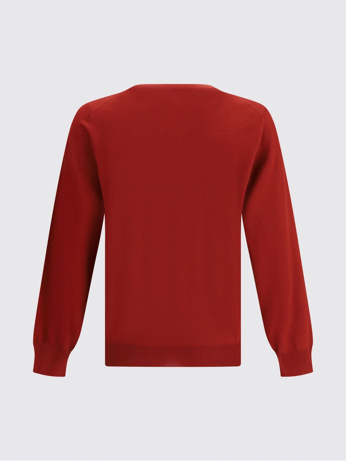 Brunello Cucinelli Brunello Cucinelli Sweater Men Cherry Size US XXL / EU 58 / 5 - 3 Thumbnail