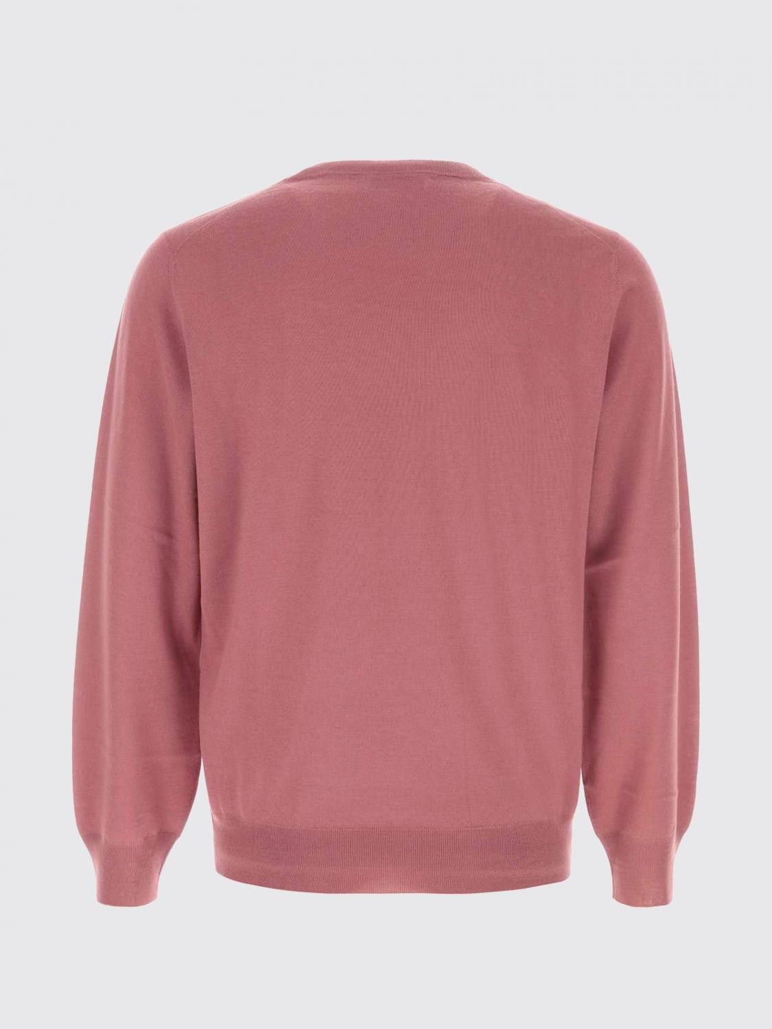 Brunello Cucinelli Brunello Cucinelli Sweater Men Coral Size US XL / EU 56 / 4 - 3 Thumbnail