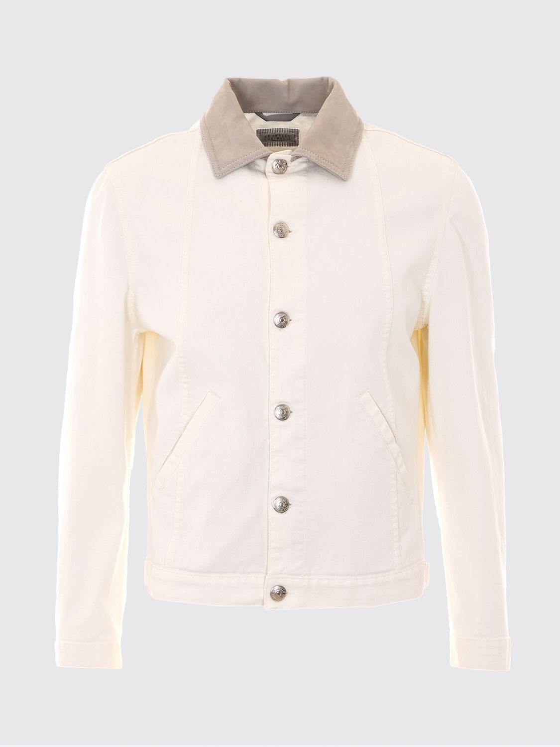 Brunello Cucinelli Brunello Cucinelli Jacket Men White Size US XXL / EU 58 / 5 - 2 Thumbnail
