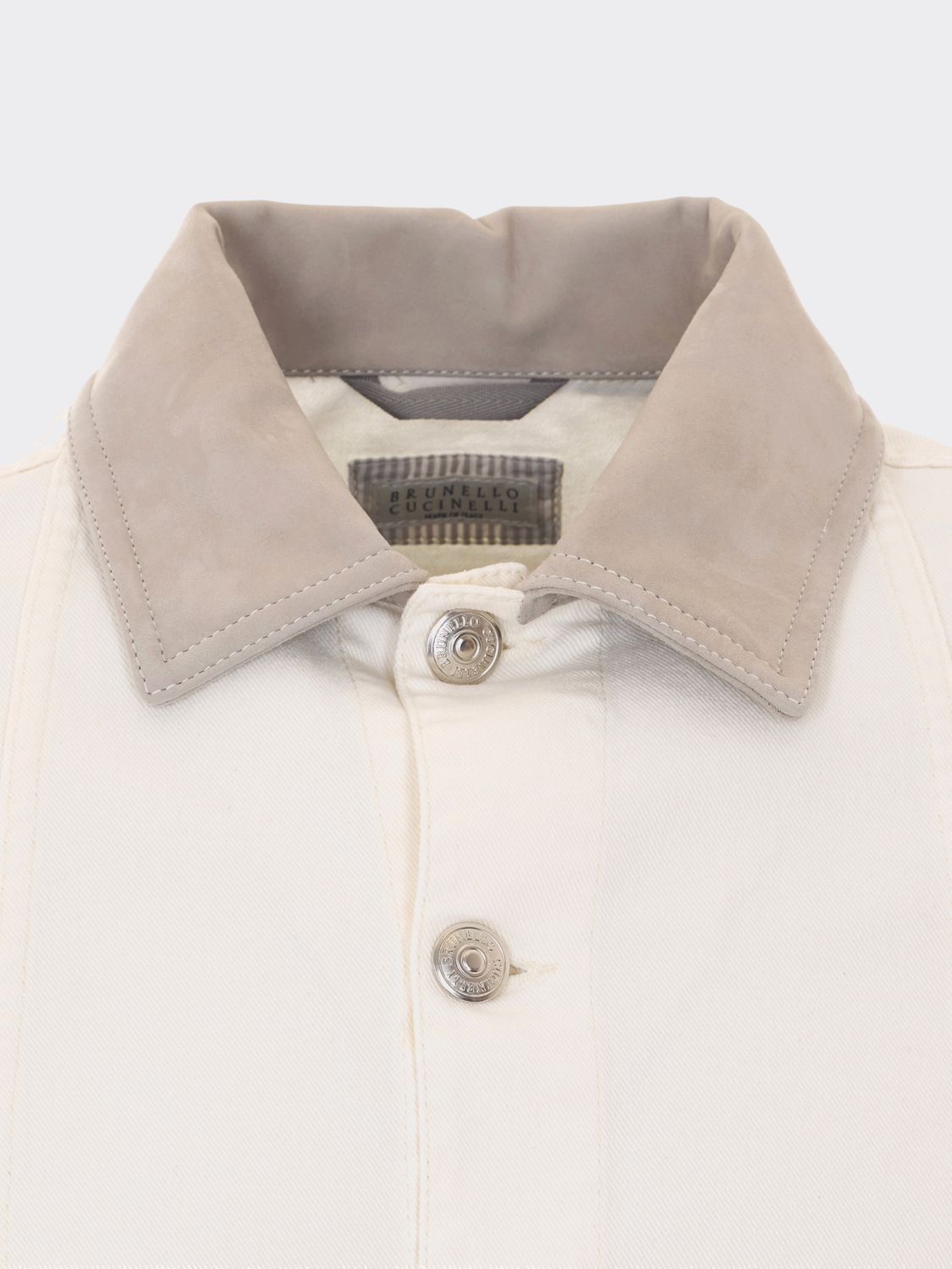Brunello Cucinelli Brunello Cucinelli Jacket Men White Size US XXL / EU 58 / 5 - 4 Thumbnail
