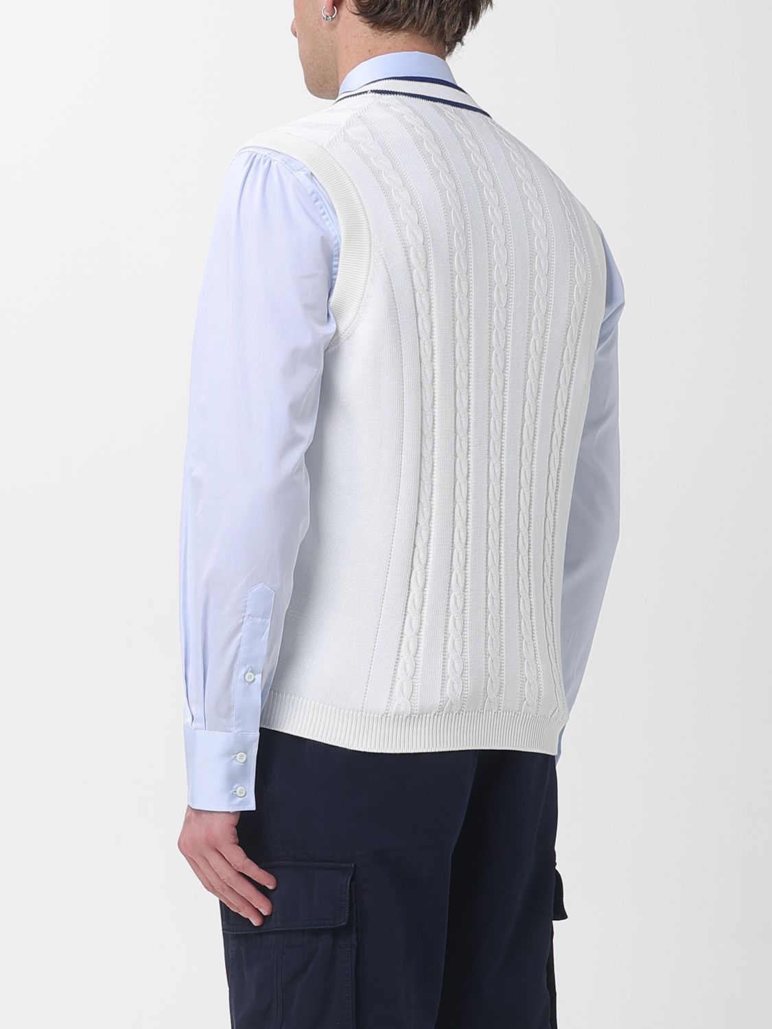 Brunello Cucinelli Brunello Cucinelli Suit Vest Men White Size US L / EU 52-54 / 3 - 3 Thumbnail