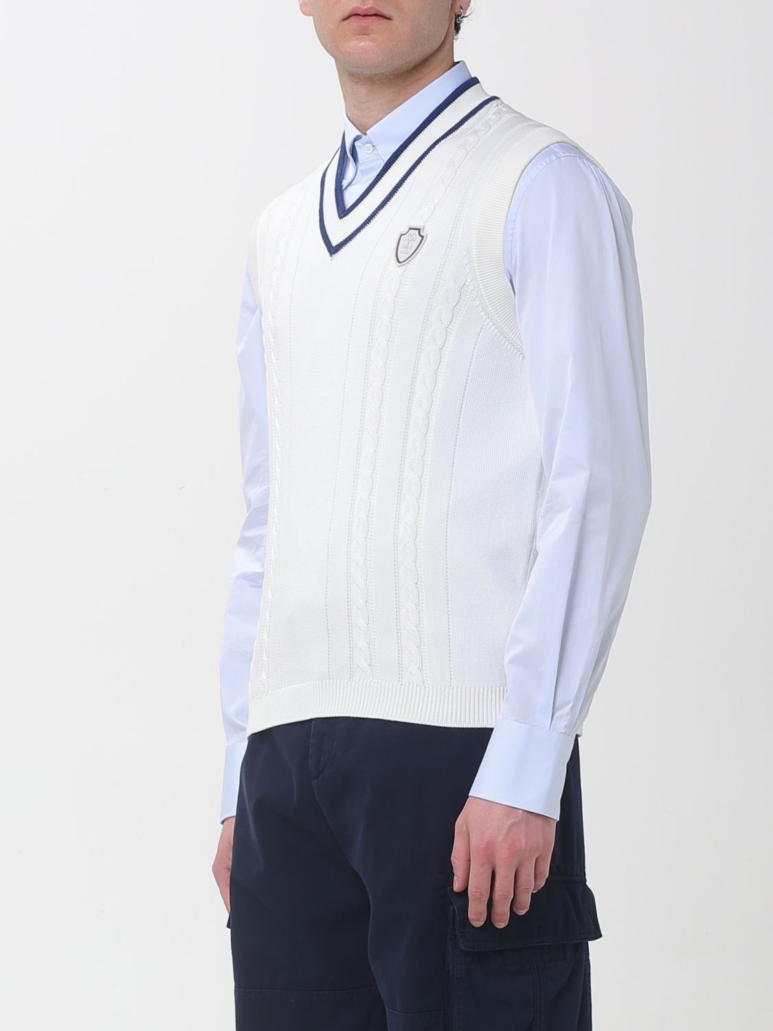 Brunello Cucinelli Brunello Cucinelli Suit Vest Men White Size US L / EU 52-54 / 3 - 4 Thumbnail