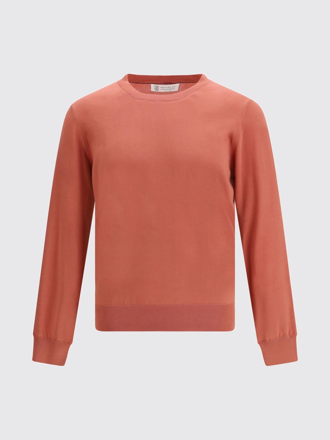 Brunello Cucinelli Brunello Cucinelli Sweater Men Peach Size US M / EU 48-50 / 2 - 2 Thumbnail