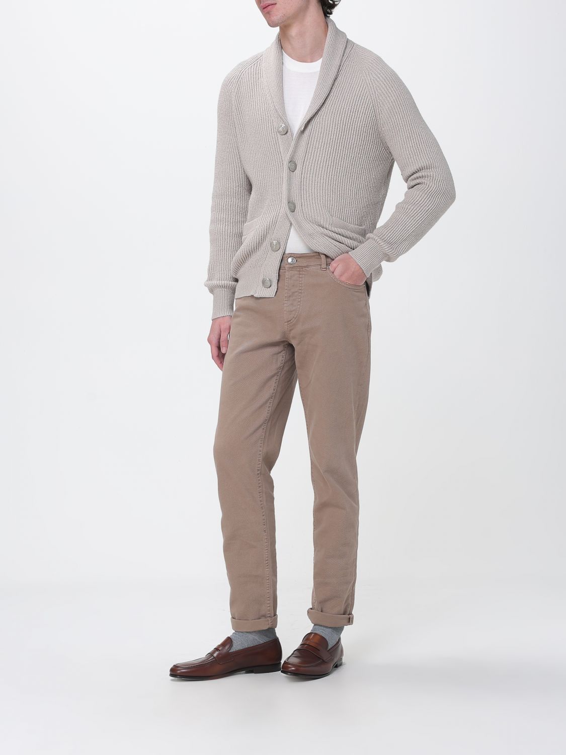 Brunello Cucinelli Brunello Cucinelli Sweater Men Rope Size US XXL / EU 58 / 5 - 2 Thumbnail