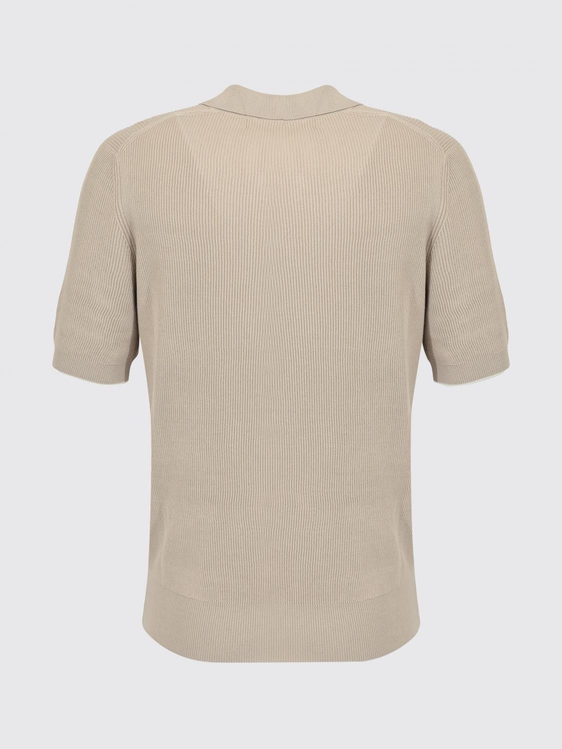 Brunello Cucinelli Brunello Cucinelli Sweater Men Natural Size US XL / EU 56 / 4 - 3 Thumbnail