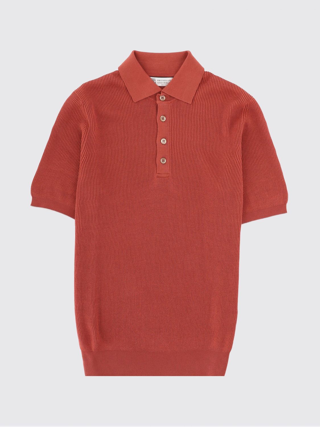Brunello Cucinelli Brunello Cucinelli Polo Shirt Men Red Size US L / EU 52-54 / 3 - 4 Thumbnail