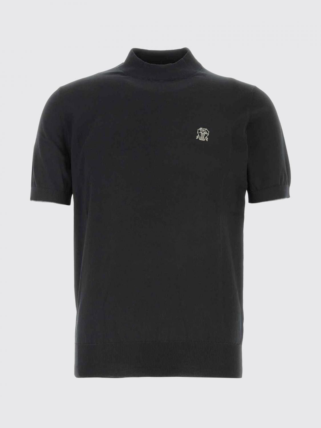 Brunello Cucinelli Brunello Cucinelli Sweater Men Black Size US XXL / EU 58 / 5 - 2 Thumbnail