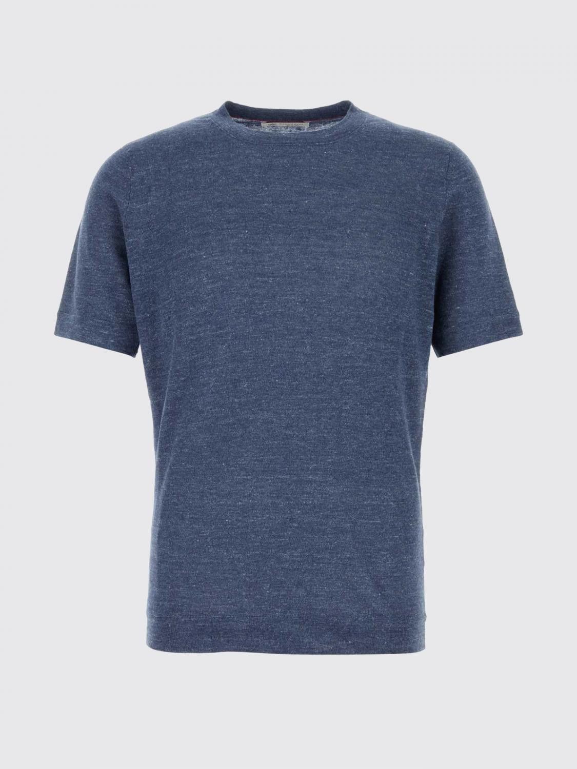 Brunello Cucinelli Brunello Cucinelli T-Shirt Men Denim Size US S / EU 44-46 / 1 - 2 Thumbnail