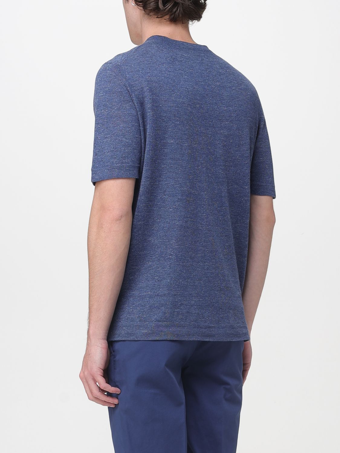 Brunello Cucinelli Brunello Cucinelli Sweater Men Denim Size US M / EU 48-50 / 2 - 3 Thumbnail