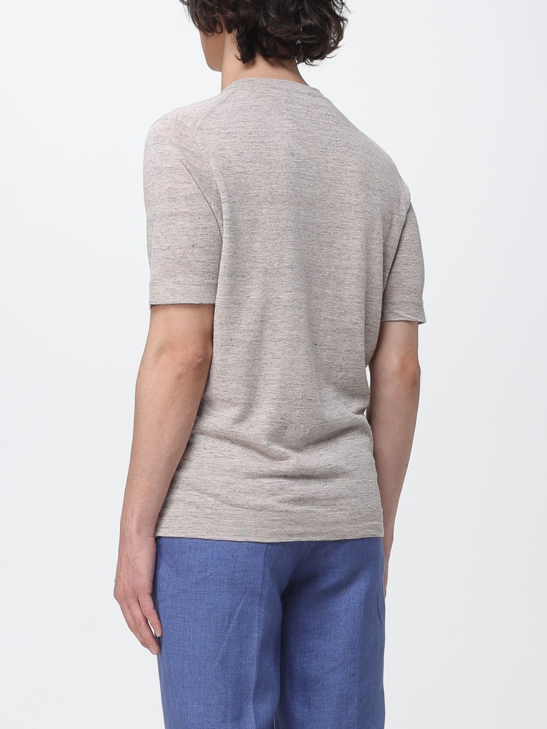 Brunello Cucinelli Brunello Cucinelli Sweater Men Beige Size US XXL / EU 58 / 5 - 3 Thumbnail