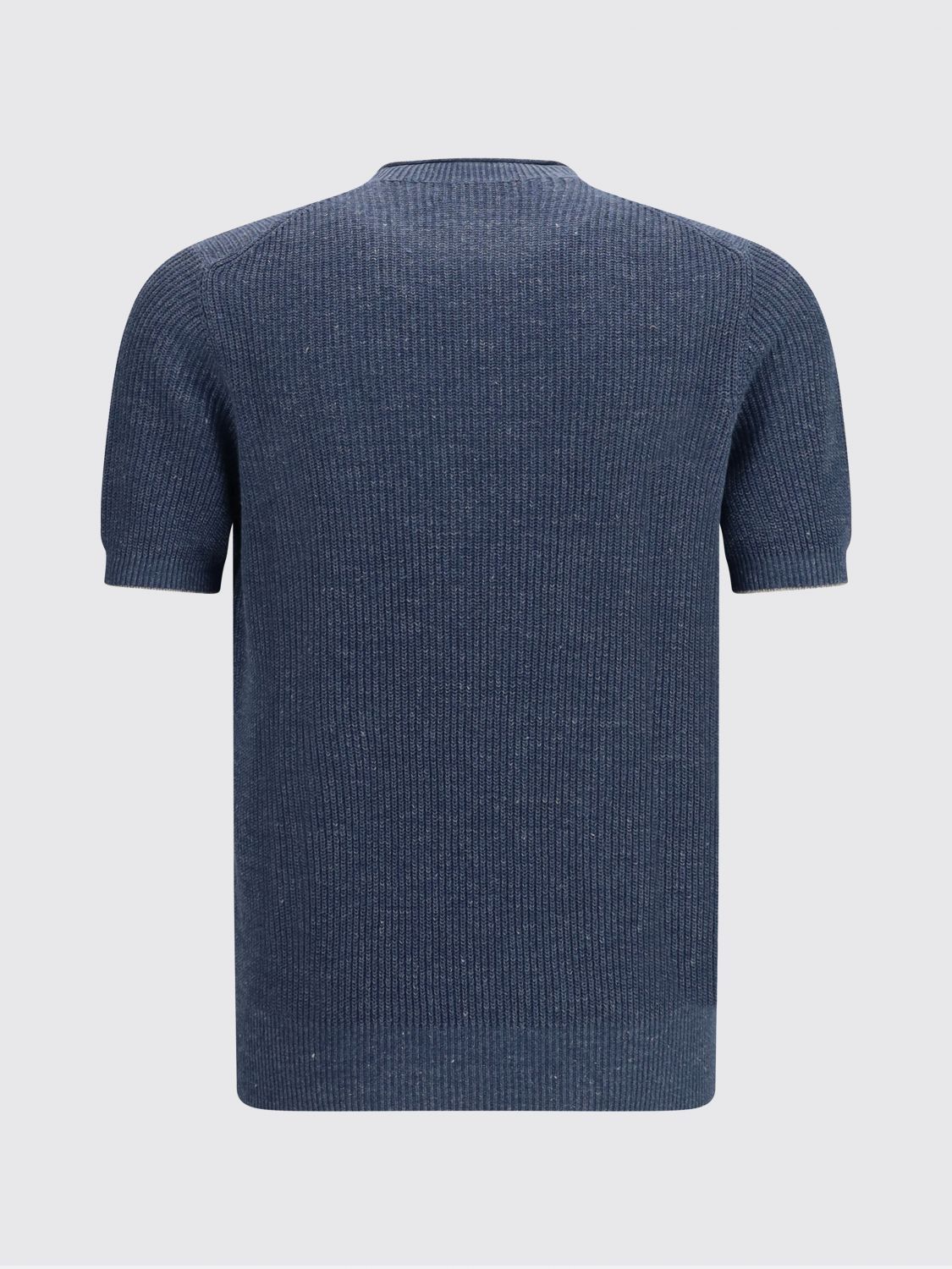 Brunello Cucinelli Brunello Cucinelli Sweater Men Blue Size US XL / EU 56 / 4 - 3 Thumbnail