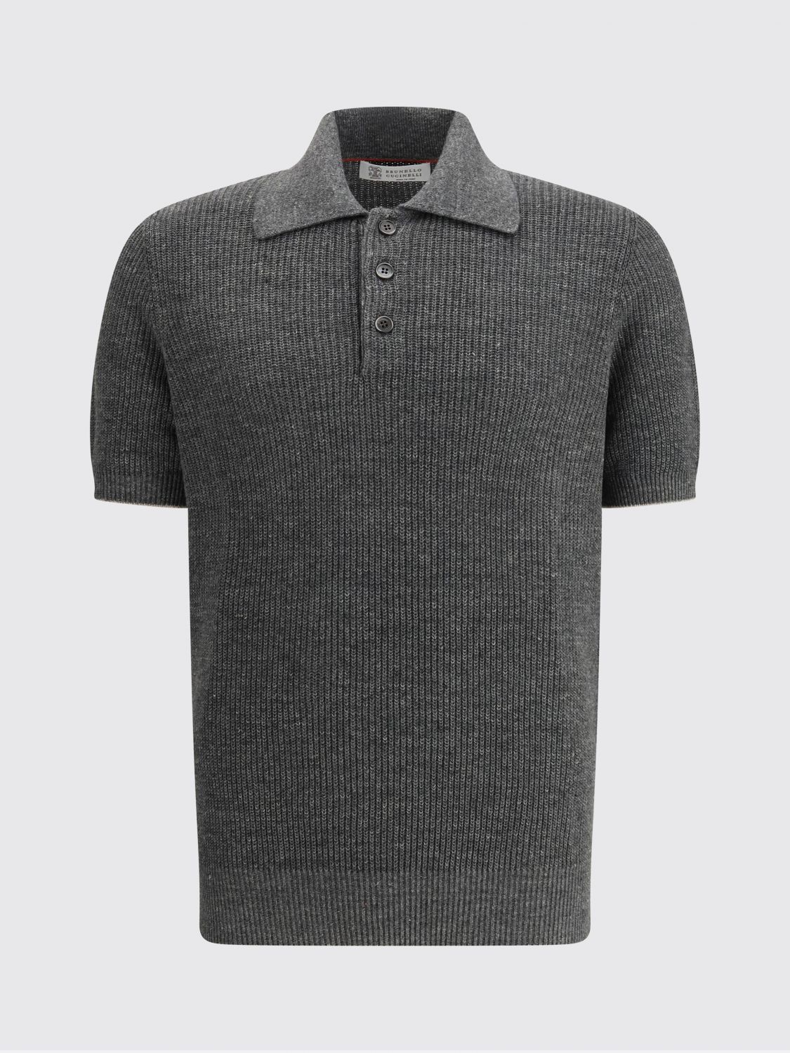 Brunello Cucinelli Brunello Cucinelli Polo Shirt Men Grey Size US S / EU 44-46 / 1 - 2 Thumbnail
