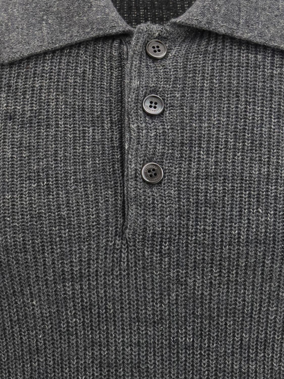 Brunello Cucinelli Brunello Cucinelli Polo Shirt Men Grey Size US L / EU 52-54 / 3 - 4 Thumbnail