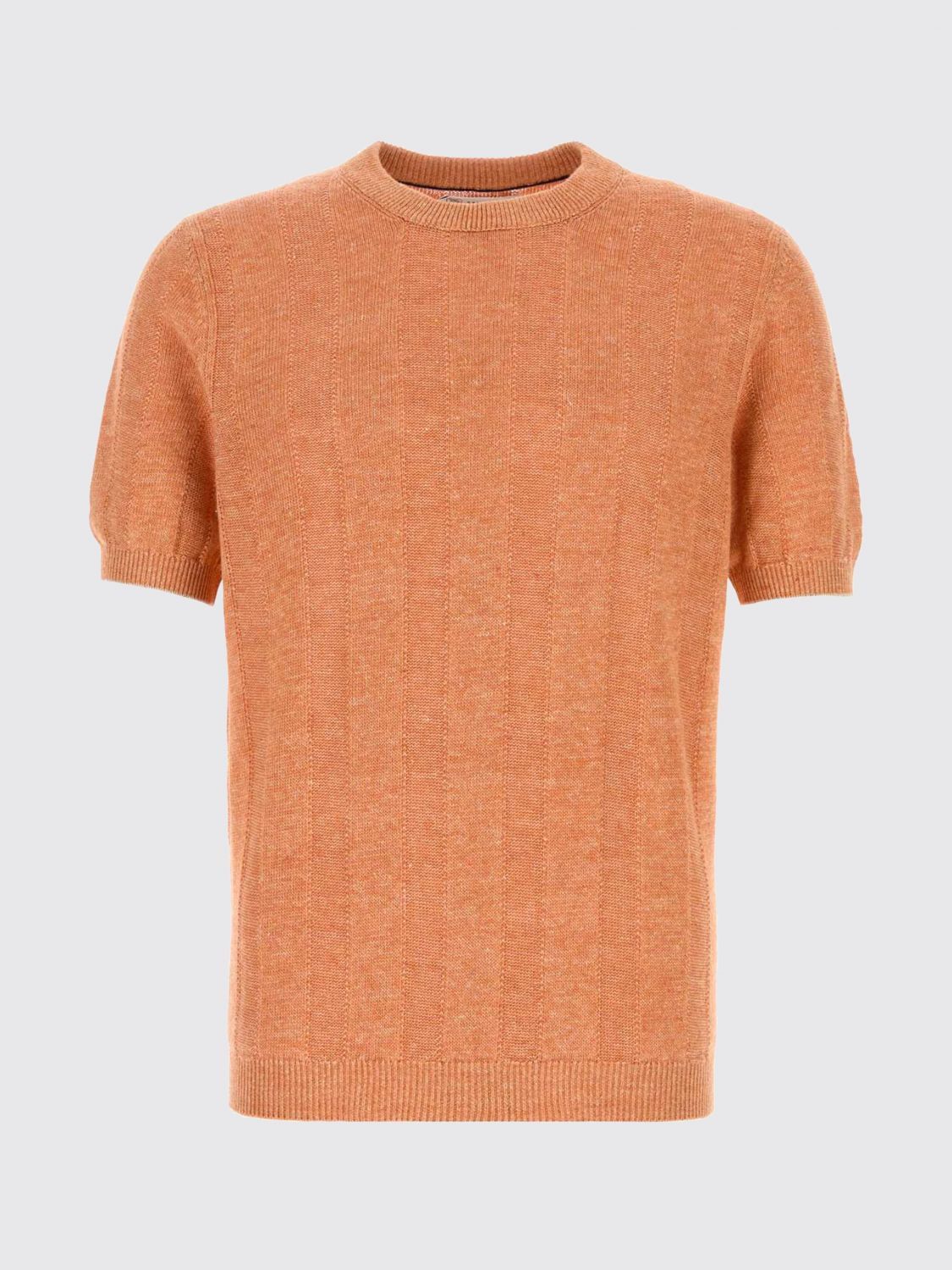 Brunello Cucinelli Brunello Cucinelli Sweater Men Orange Size US M / EU 48-50 / 2 - 2 Thumbnail