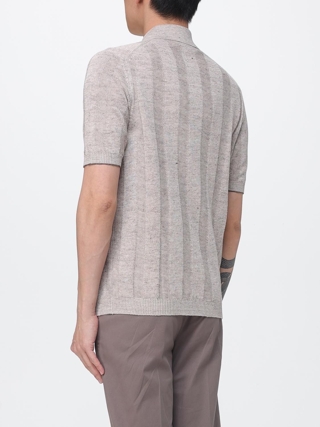 Brunello Cucinelli Brunello Cucinelli Polo Shirt Men Hazel Size US L / EU 52-54 / 3 - 3 Thumbnail