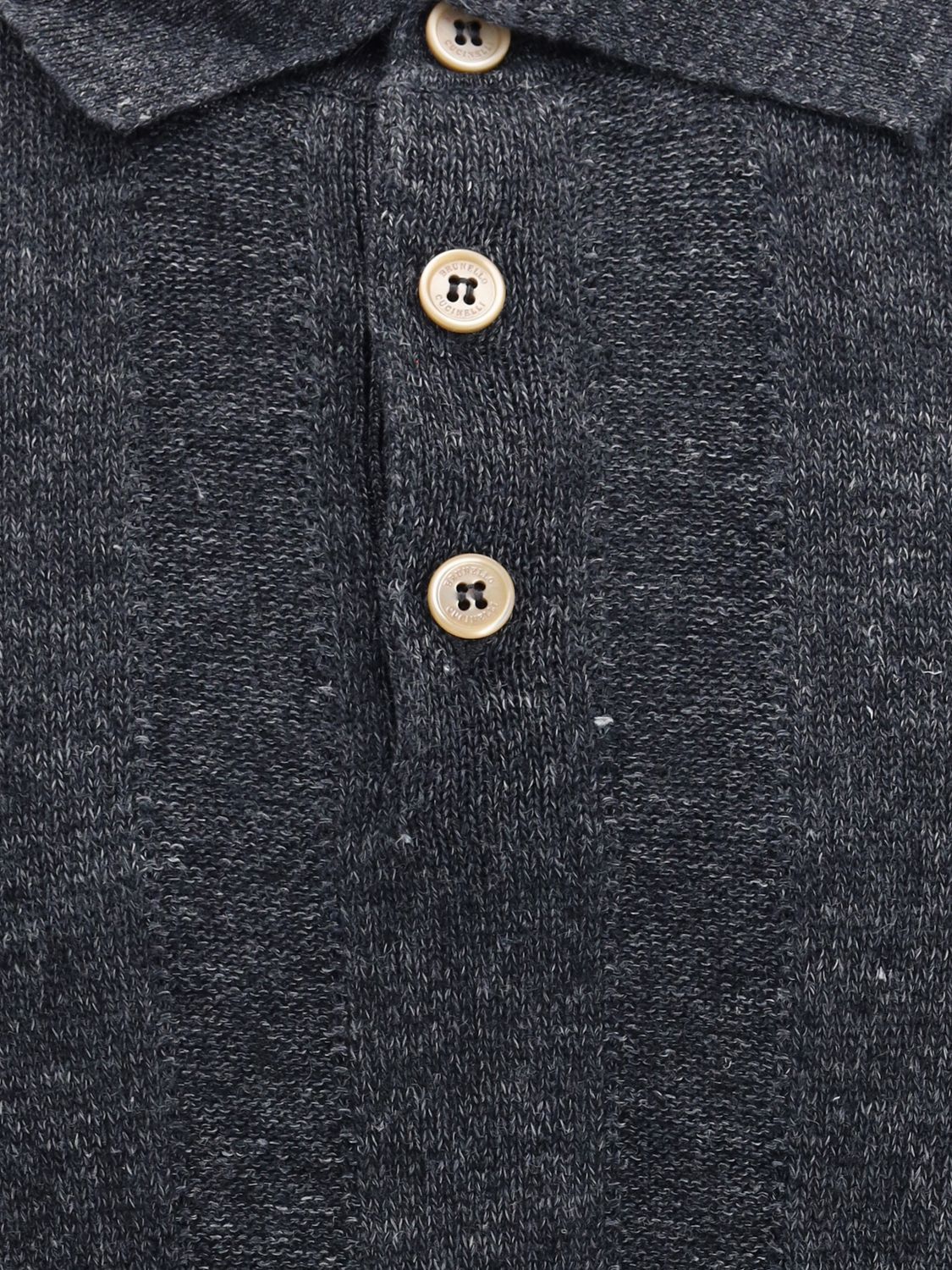 Brunello Cucinelli Brunello Cucinelli Polo Shirt Men Black Size US XL / EU 56 / 4 - 4 Thumbnail