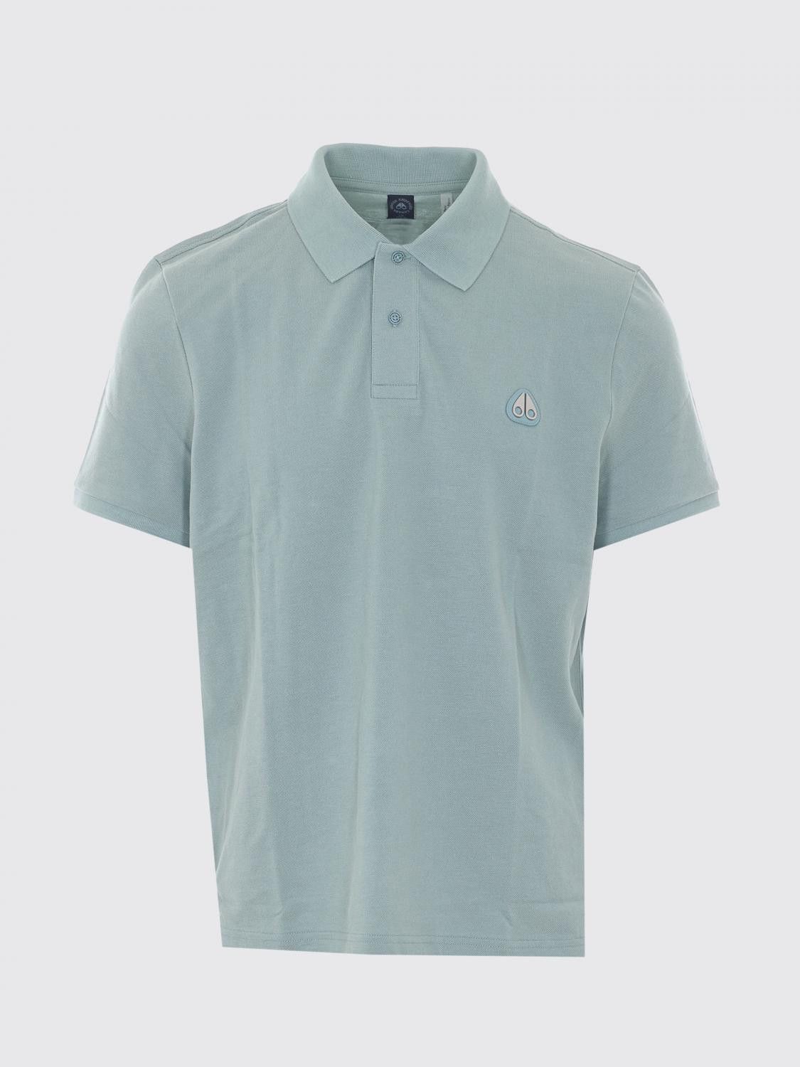 Moose Knuckles Moose Knuckles Polo Shirt Men Blue Size US M / EU 48-50 / 2 - 2 Thumbnail