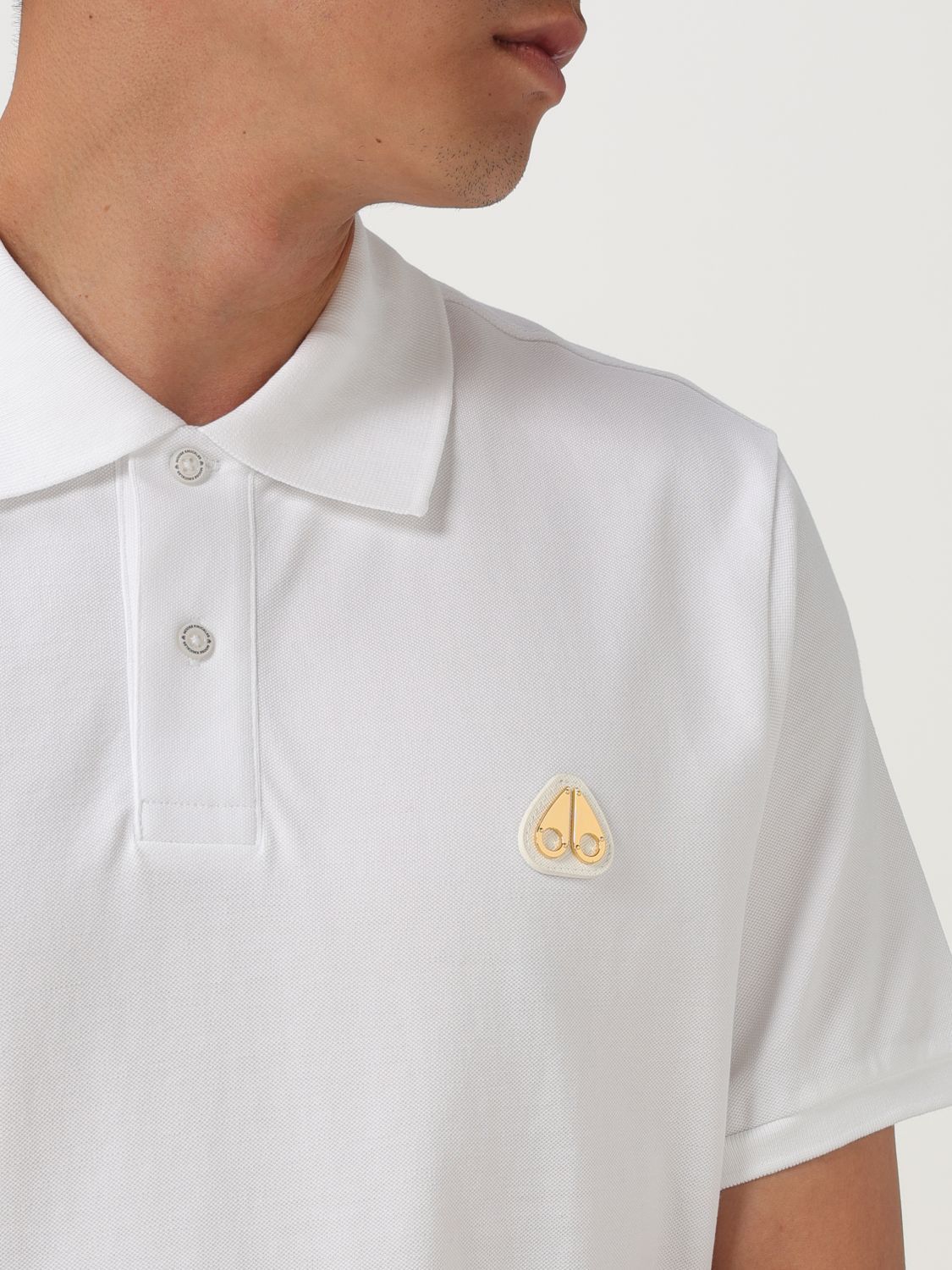 Moose Knuckles Moose Knuckles Polo Shirt Men White Size US XXL / EU 58 / 5 - 3 Thumbnail