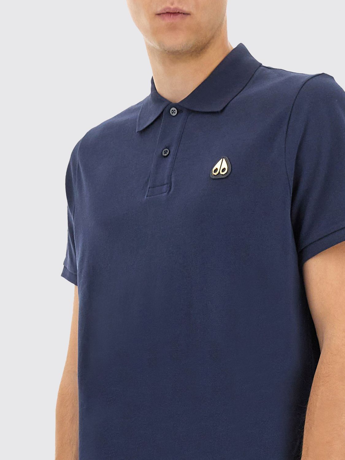 Moose Knuckles Moose Knuckles Polo Shirt Men Blue Size US XL / EU 56 / 4 - 3 Thumbnail