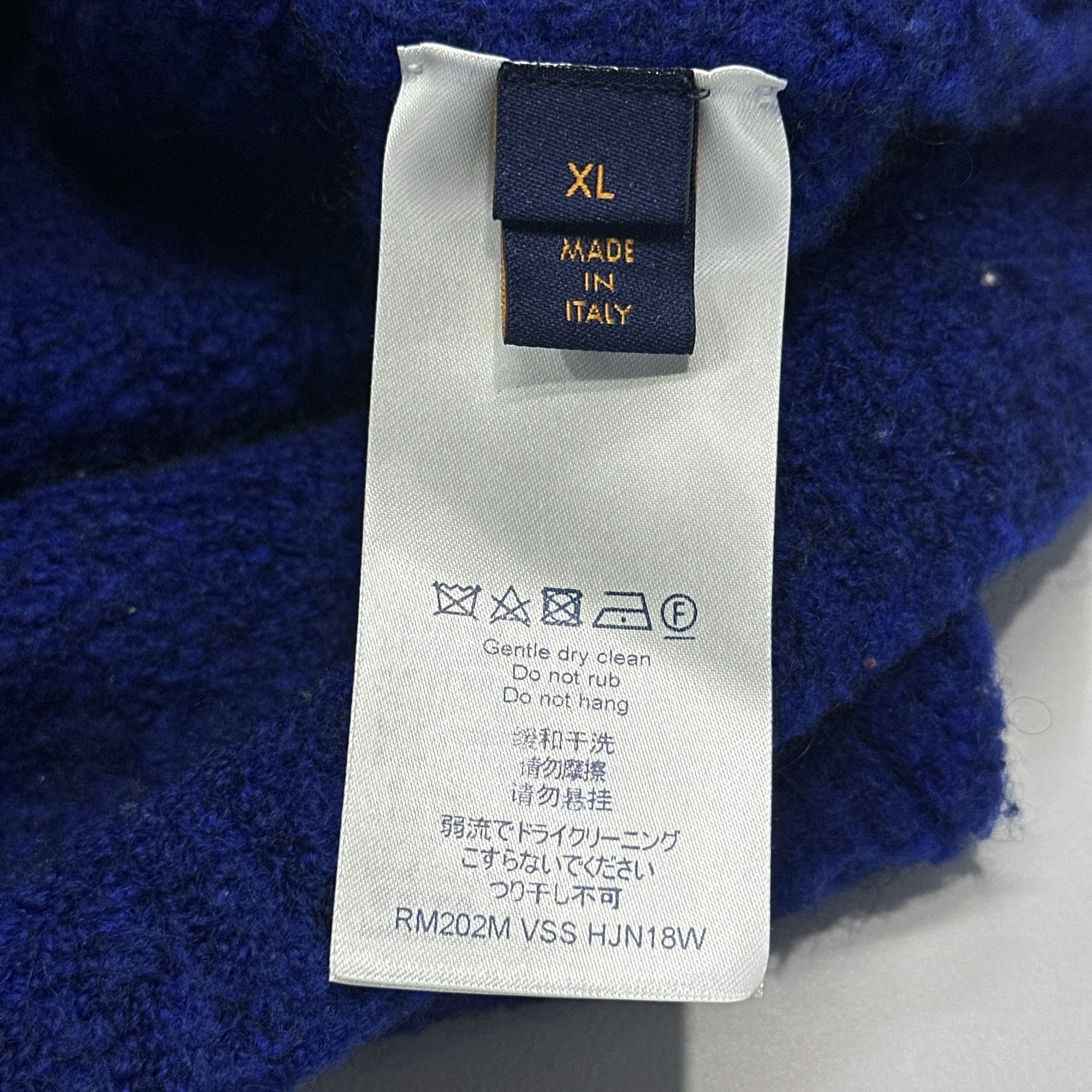 Louis Vuitton Louis Vuitton Intarsia Logo Wool Sweater XL Size US XL / EU 56 / 4 - 4 Thumbnail