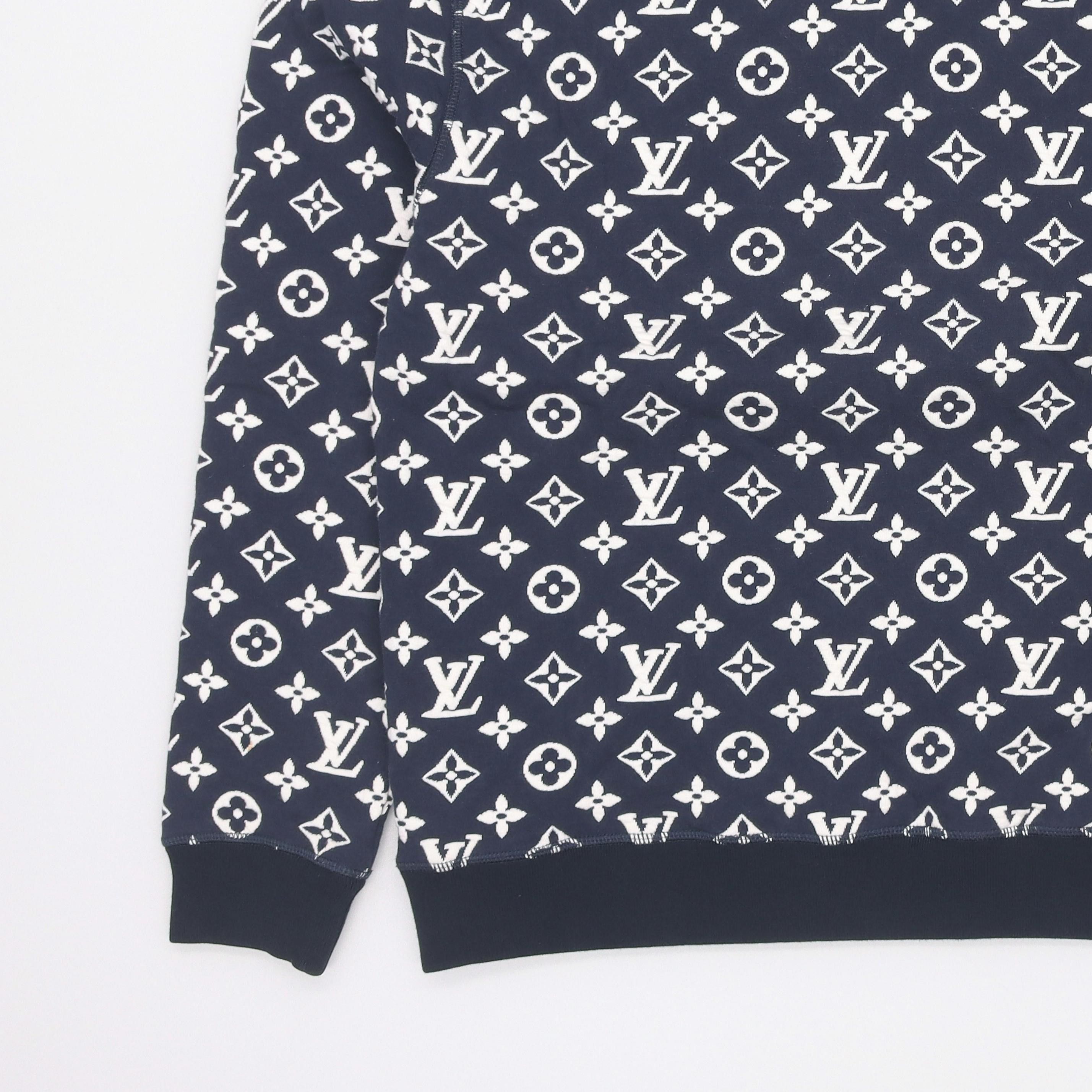 Louis Vuitton Louis Vuitton Monogram Jacquard Sweatshirt Size M Size US M / EU 48-50 / 2 - 10 Thumbnail
