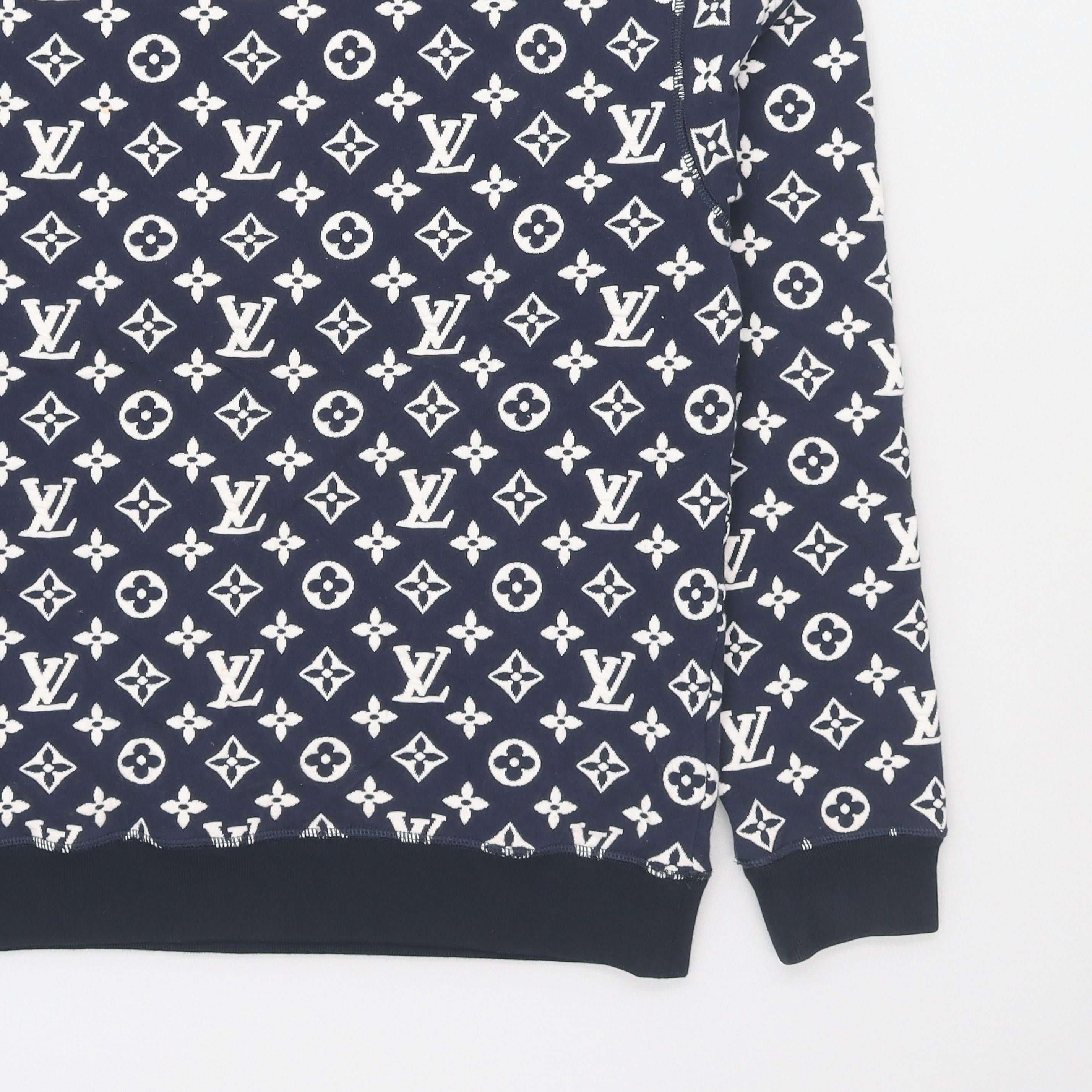 Louis Vuitton Louis Vuitton Monogram Jacquard Sweatshirt Size M Size US M / EU 48-50 / 2 - 5 Thumbnail