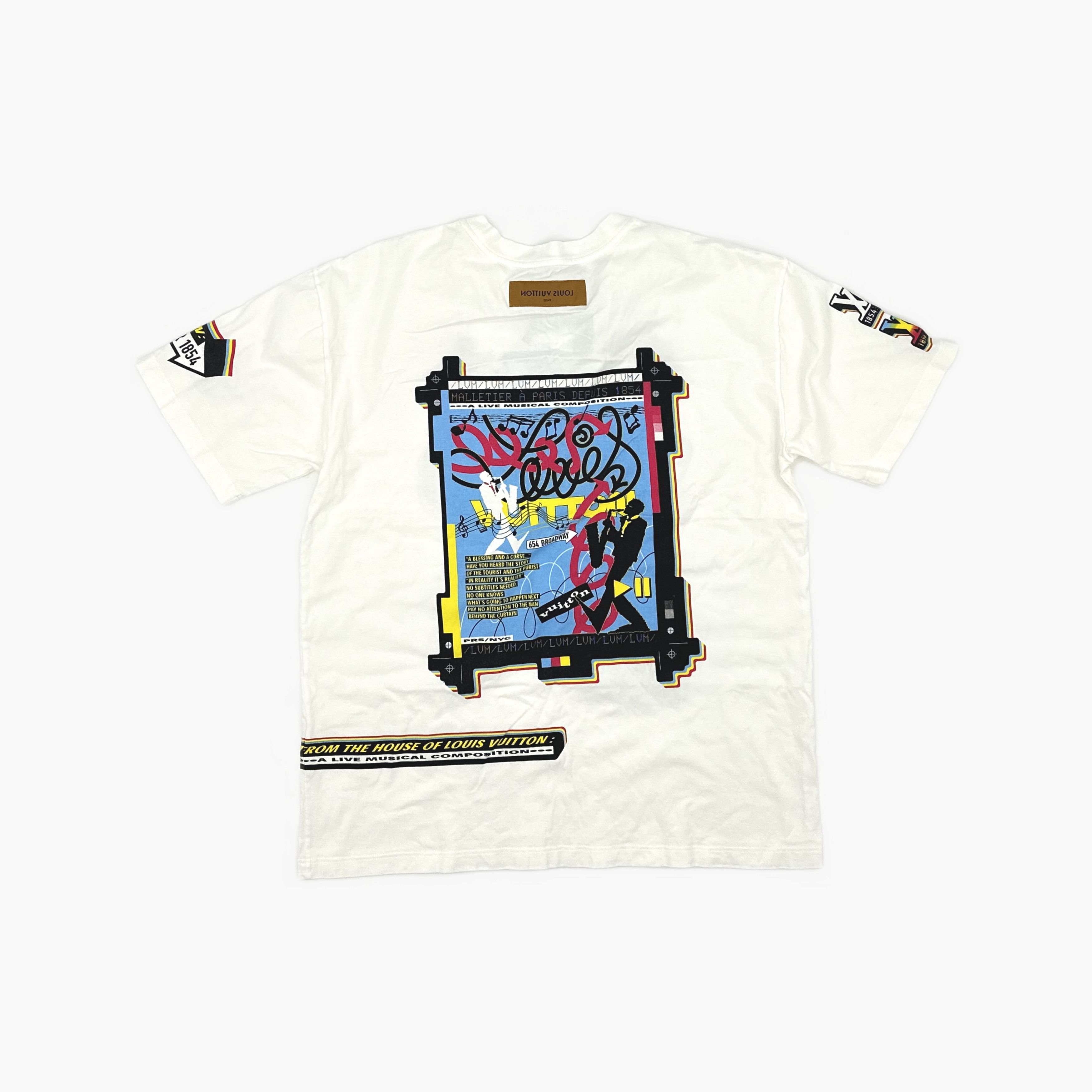 Louis Vuitton Louis Vuitton Graphic Logo Print T-Shirt XXL Size US XXL / EU 58 / 5 - 2 Thumbnail