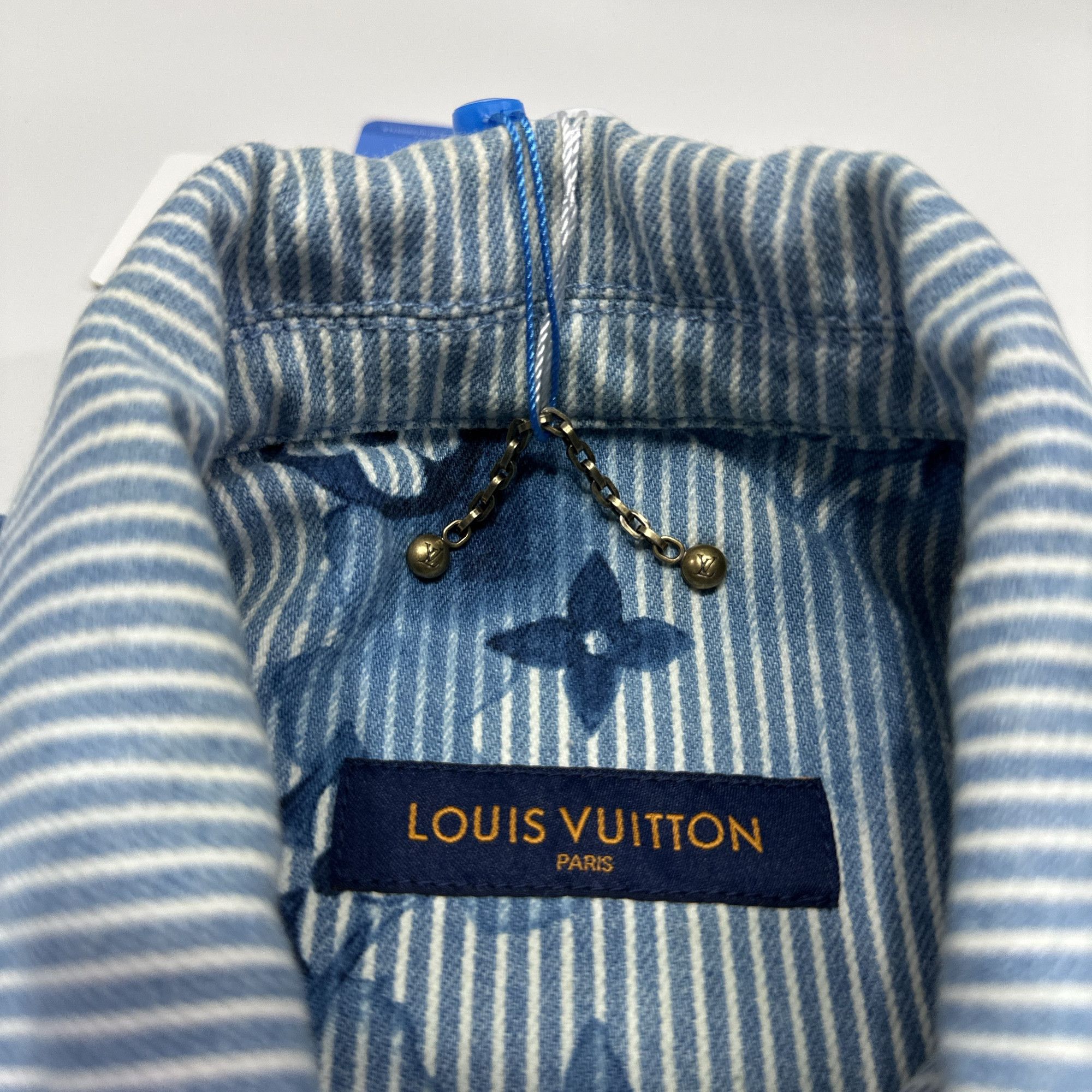 Louis Vuitton Louis Vuitton Monogram Stripe Button Up Shirt S Size US S / EU 44-46 / 1 - 3 Thumbnail